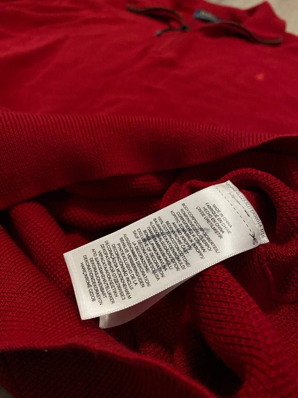 Polo Ralph Lauren Polo Ralph Lauren Sweaters 1/3 Zip Knit Red Cotton XXL Size US XXL / EU 58 / 5 - 4 Thumbnail