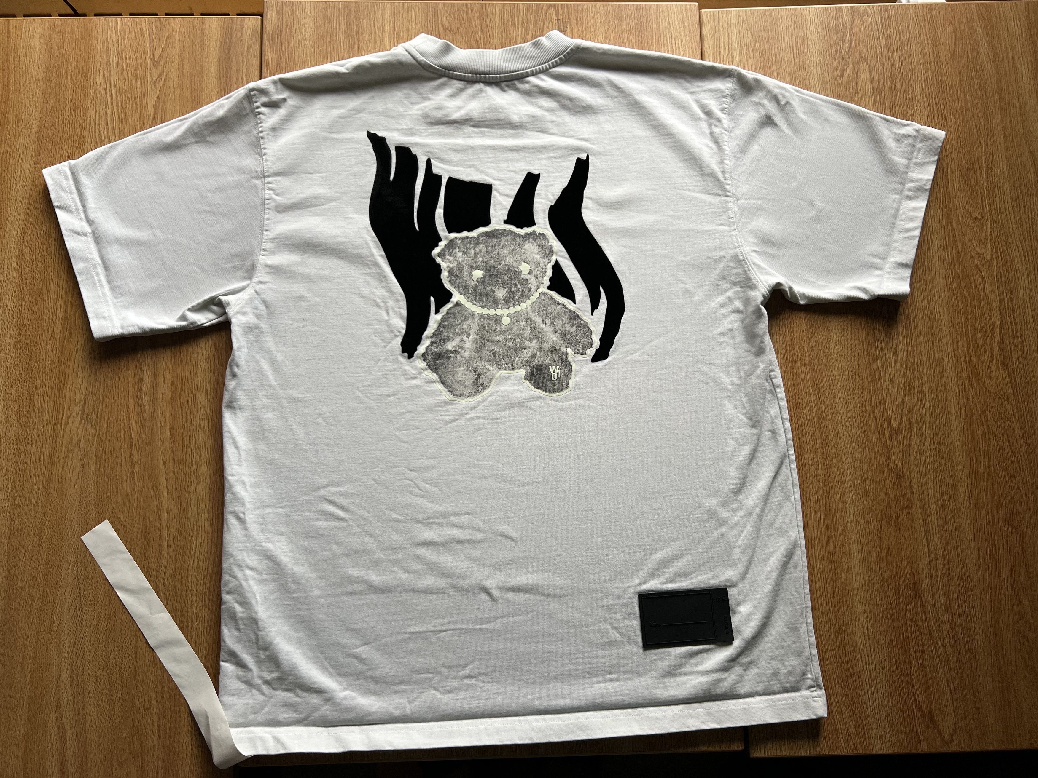WE11DONE We11done Teddy Bear Graphic T-Shirt – White – Size S Size US S / EU 44-46 / 1 - 1 Thumbnail