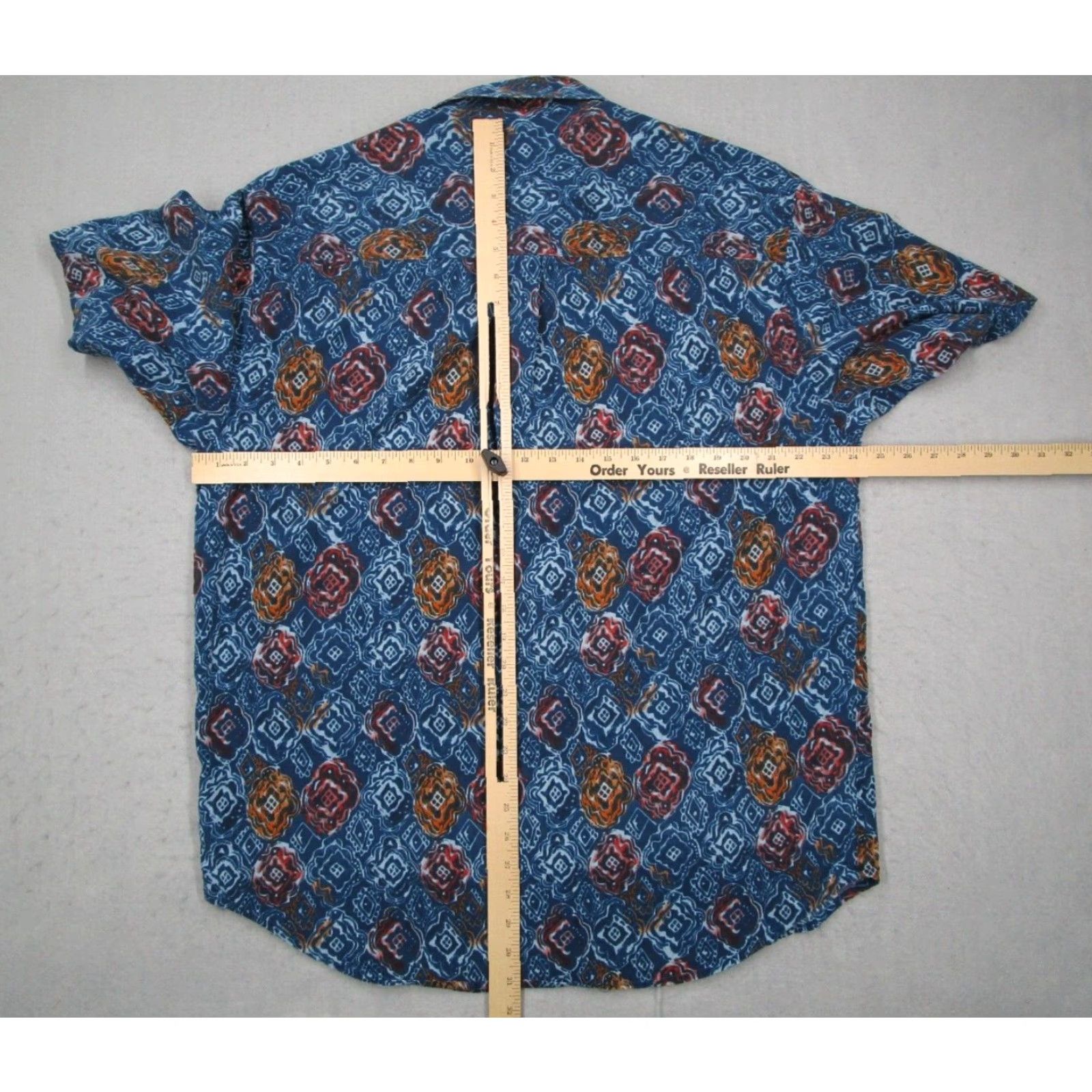 The Territory Ahead VINTAGE Territory Ahead Shirt Mens Large Blue Button Up Hawaiian Abstract Tiki Size US L / EU 52-54 / 3 - 4 Thumbnail