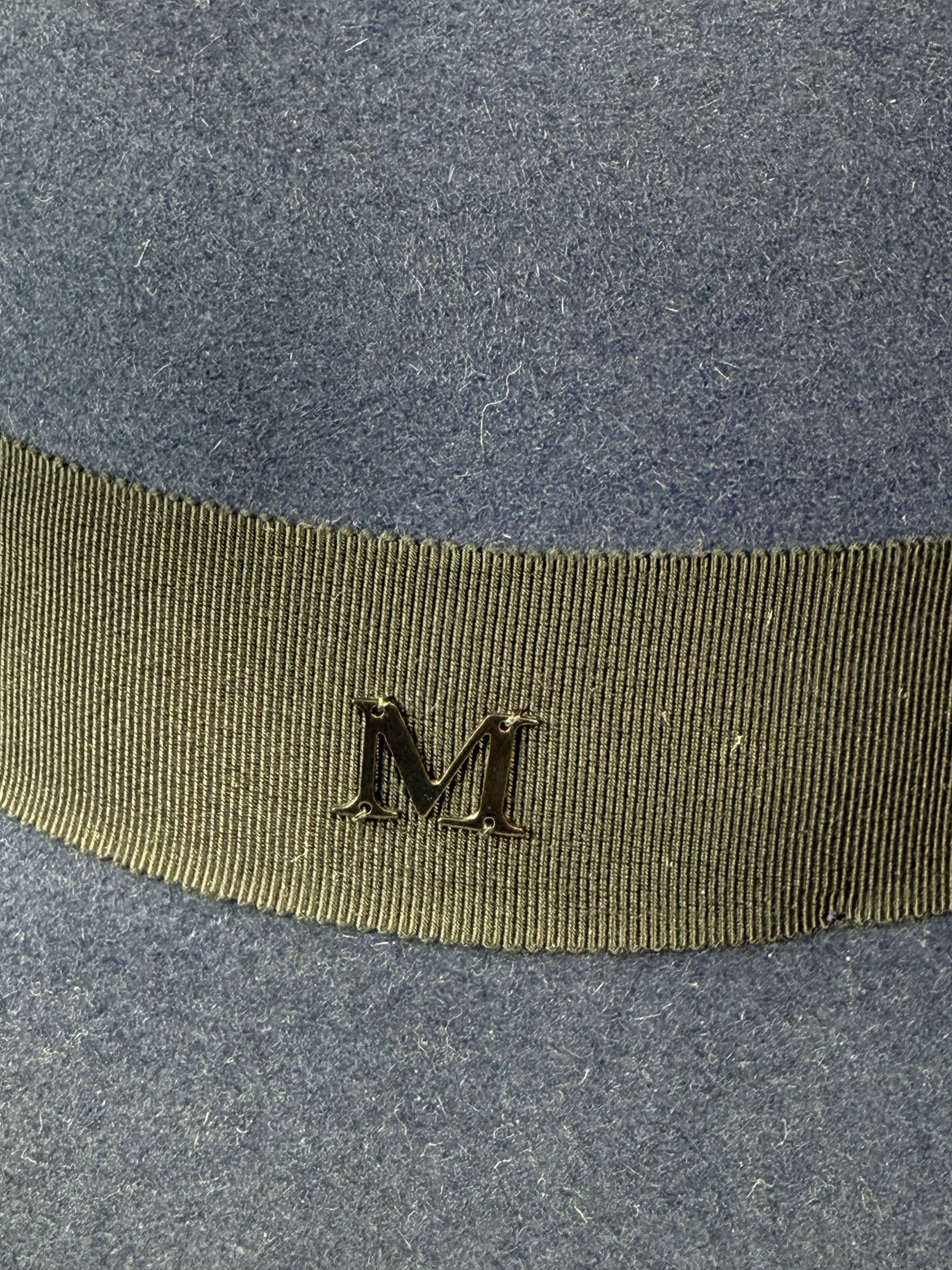 Maison Michel Maison Michel Paris Navy Ribbon Wool-Felt Hat Size Small Size ONE SIZE - 5 Thumbnail