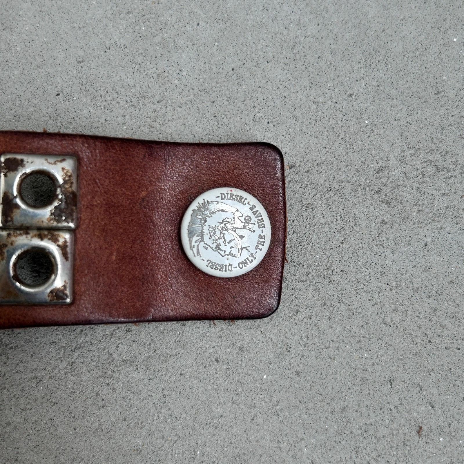 Diesel Vintage Diesel Leather Bracelet Size ONE SIZE - 4 Thumbnail