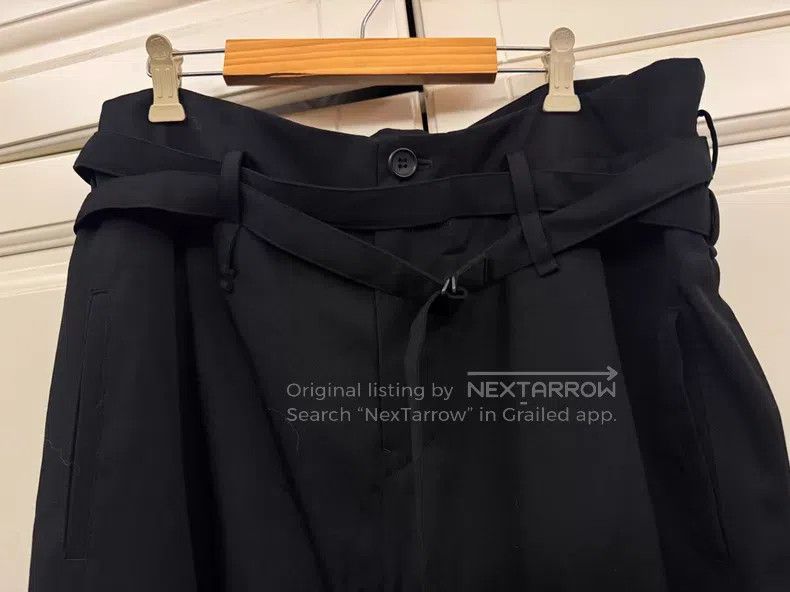 Yohji Yamamoto Yohji Yamamoto size 2 Multi-belt sagging pants Size US 28 / EU 44 - 4 Thumbnail