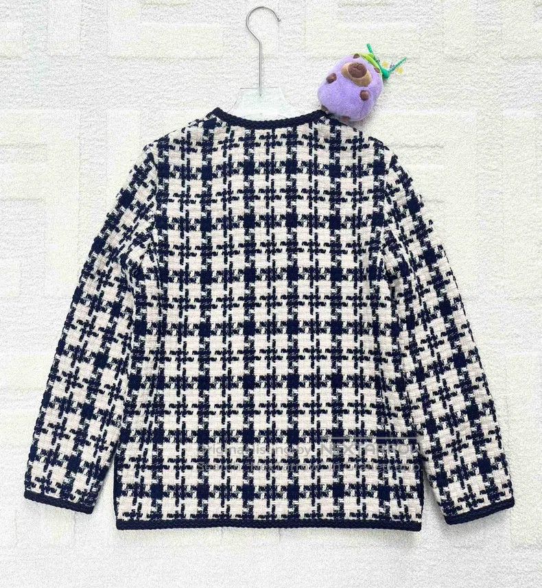 Gucci Gucci Black and white checkered tweed cardigan jacket Size XS / US 0-2 / IT 36-38 - 2 Thumbnail