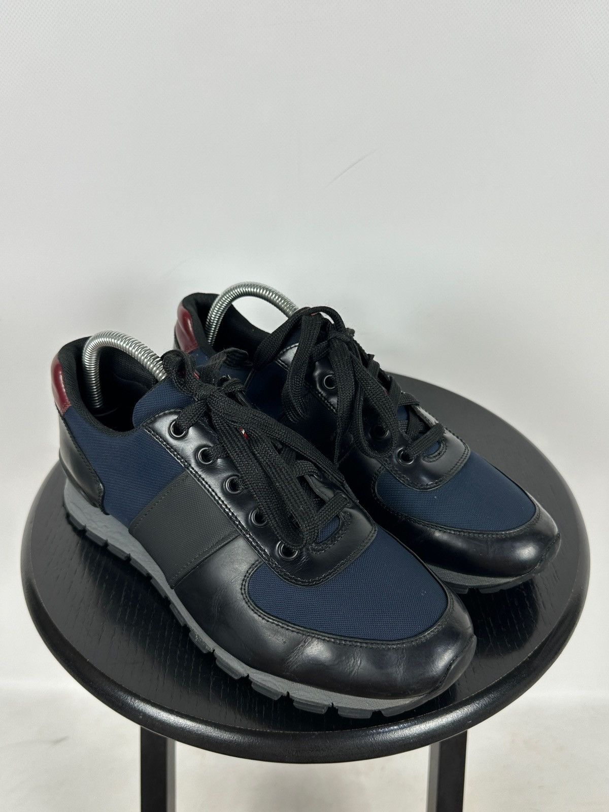Prada Prada Matchrace Leather Sneakers Size US 7 / EU 40 - 8 Thumbnail
