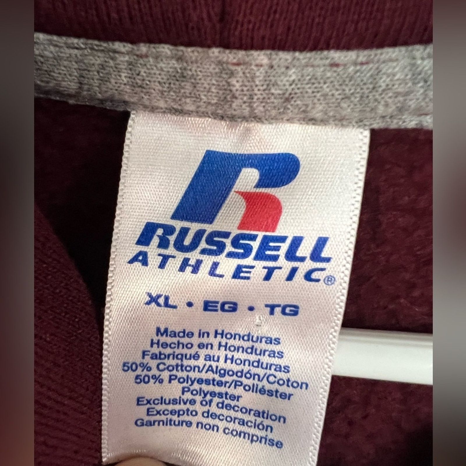 Russell Athletic Missouri State University XL Bears Hoodie Embroidered Logo Size US XL / EU 56 / 4 - 7 Thumbnail