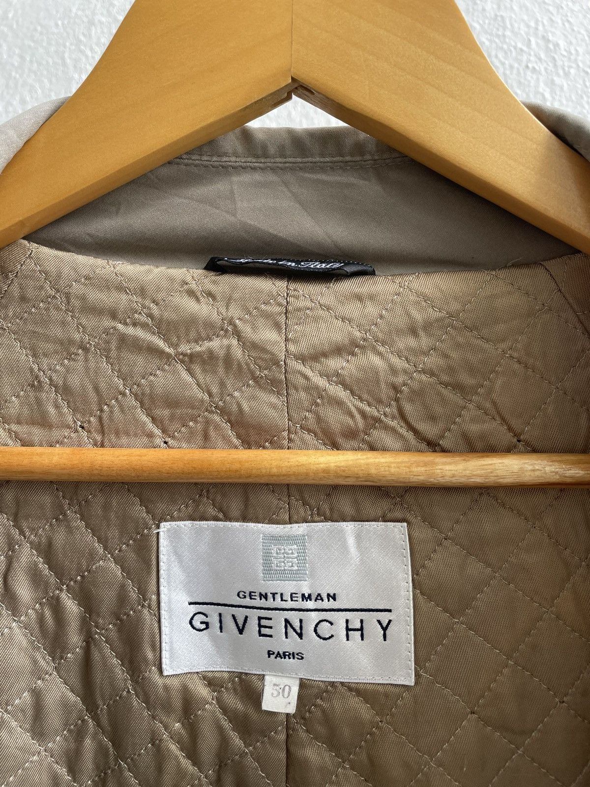 Givenchy Vintage 90's Givenchy Beige Trench Coat Size US XL / EU 56 / 4 - 17 Thumbnail