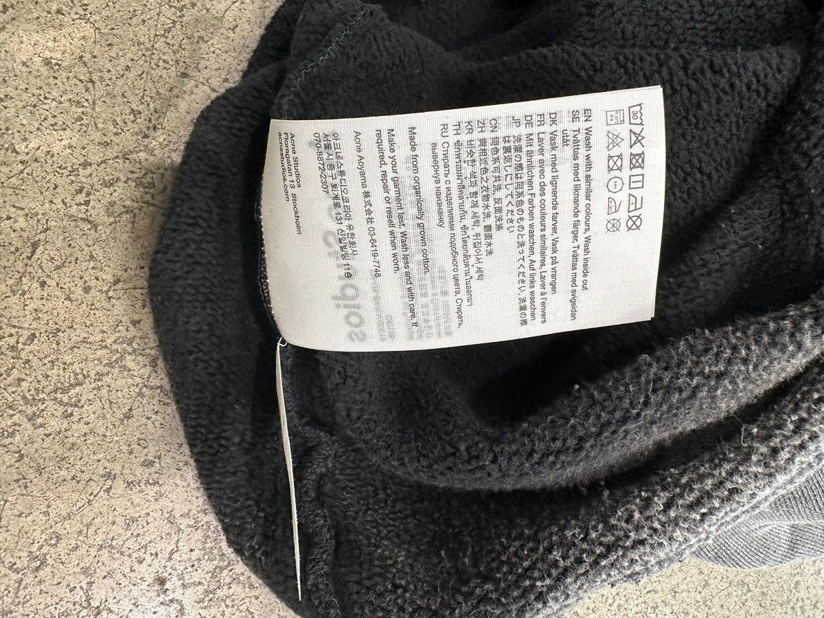 Acne Studios ACNE STUDIOS - Hooded Sweater Logo Patch Faded Black Size US M / EU 48-50 / 2 - 4 Thumbnail