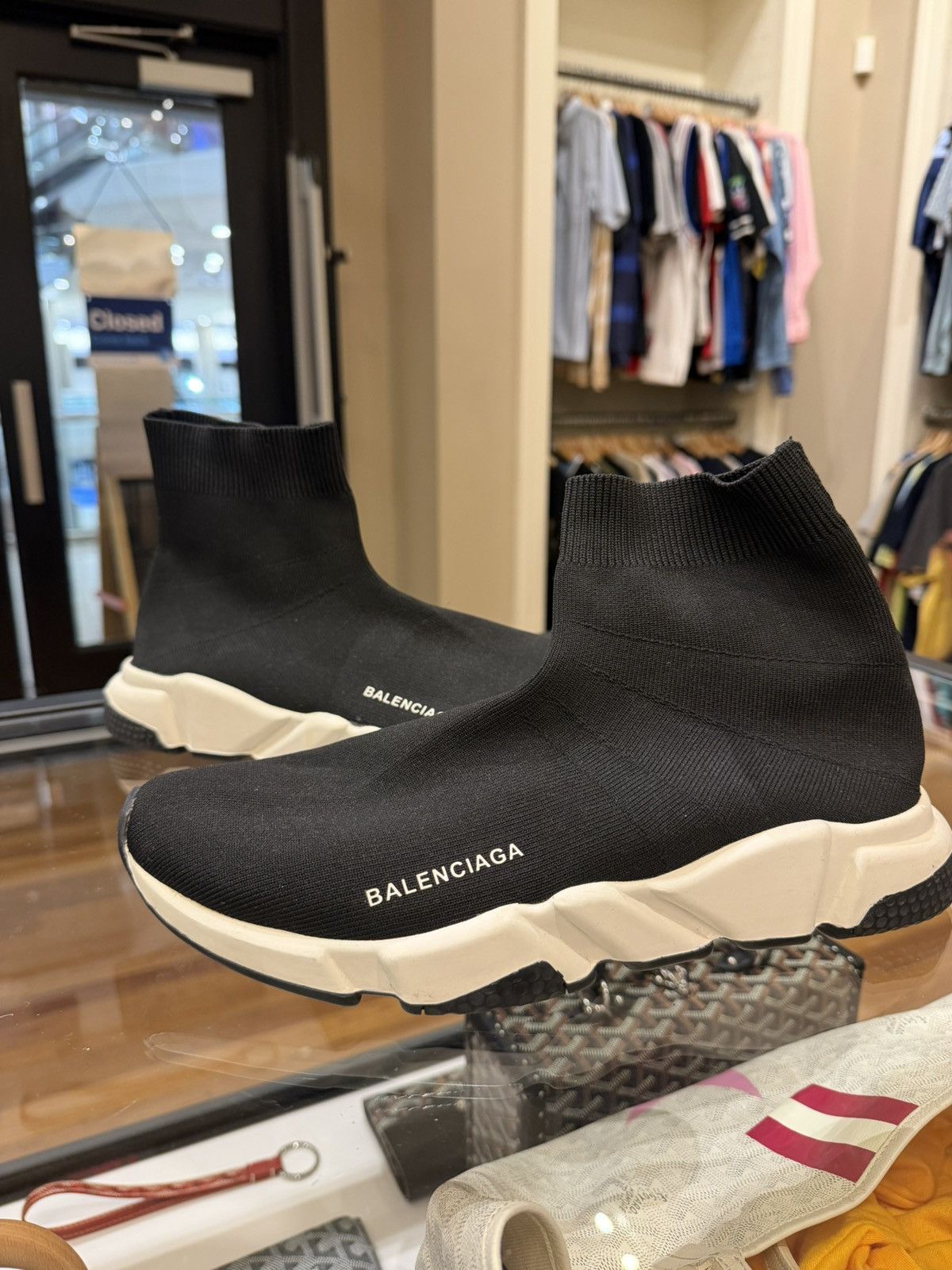 Balenciaga Balenciaga Speed Trainer -Black Size US 12 / EU 45 - 4 Thumbnail