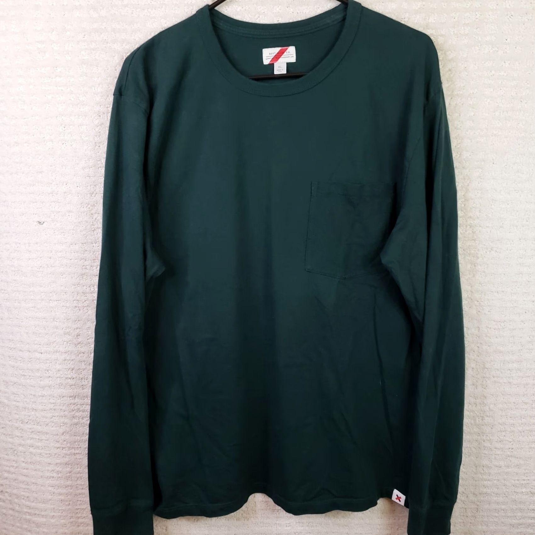 CO VINTAGE Best Made Co Shirt Men XL Green Long Sleeve Crew Neck Tee Casual USA Size US XL / EU 56 / 4 - 2 Thumbnail