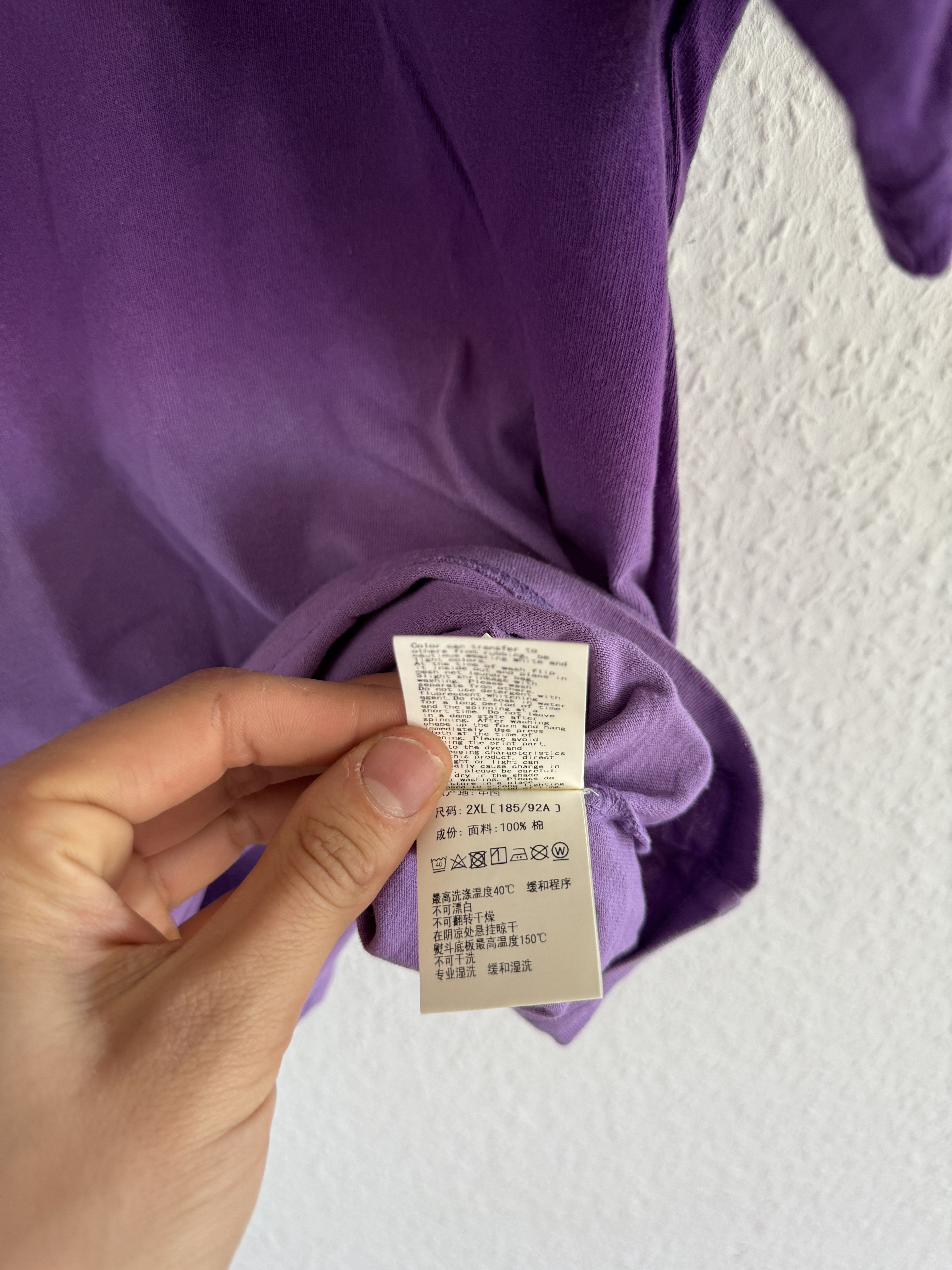 Bape Gradation Logo Tee Purple Size US XXL / EU 58 / 5 - 13 Thumbnail