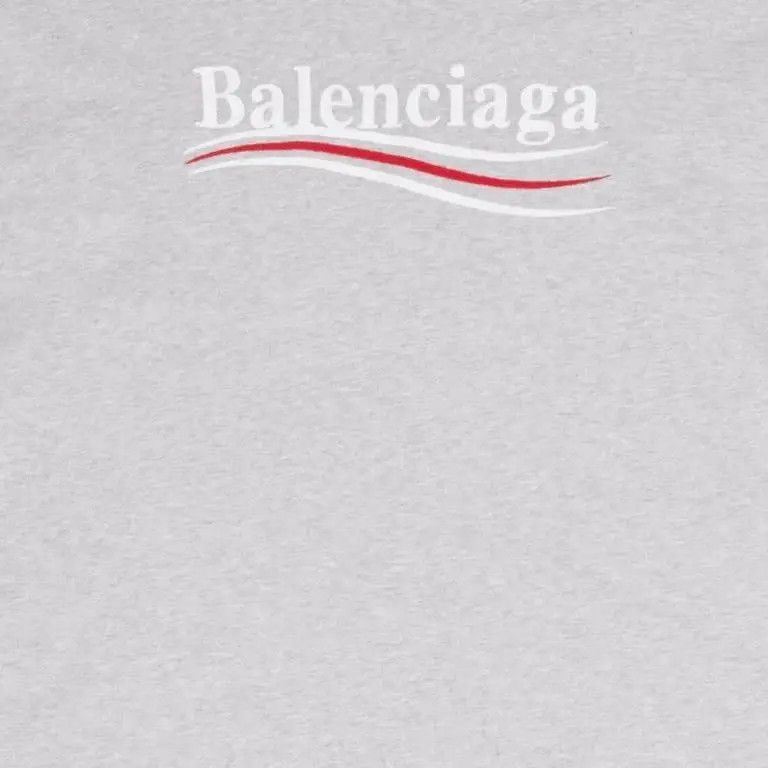 Balenciaga o1mt1gz0924 Political Campaign Layered T-Shirt in Grey Size US M / EU 48-50 / 2 - 3 Thumbnail