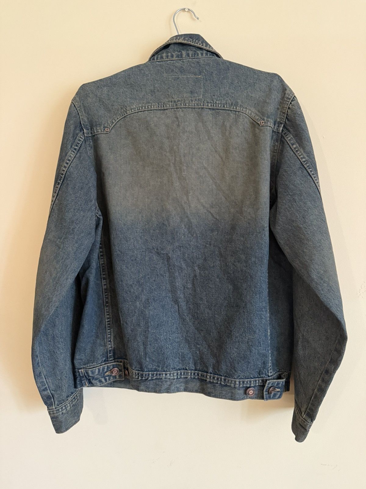 Oakley × Vintage VTG Oakley Distressed Denim Blue Jean Jacket Y2K Industrial Size US M / EU 48-50 / 2 - 5 Thumbnail