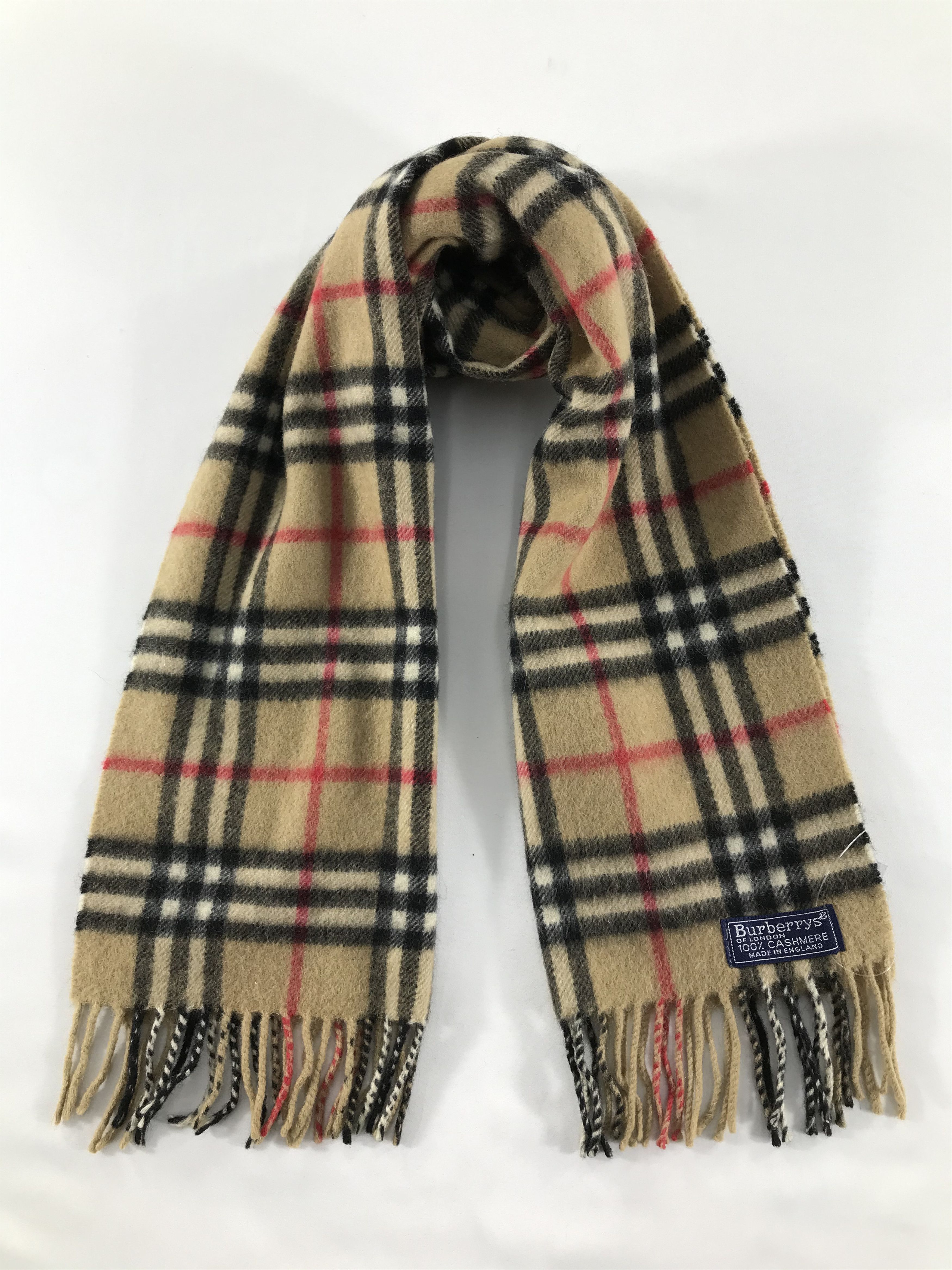 Burberry Vintage Burberry Scarf/Muffler/Neckwear MF1497 Size ONE SIZE - 1 Thumbnail