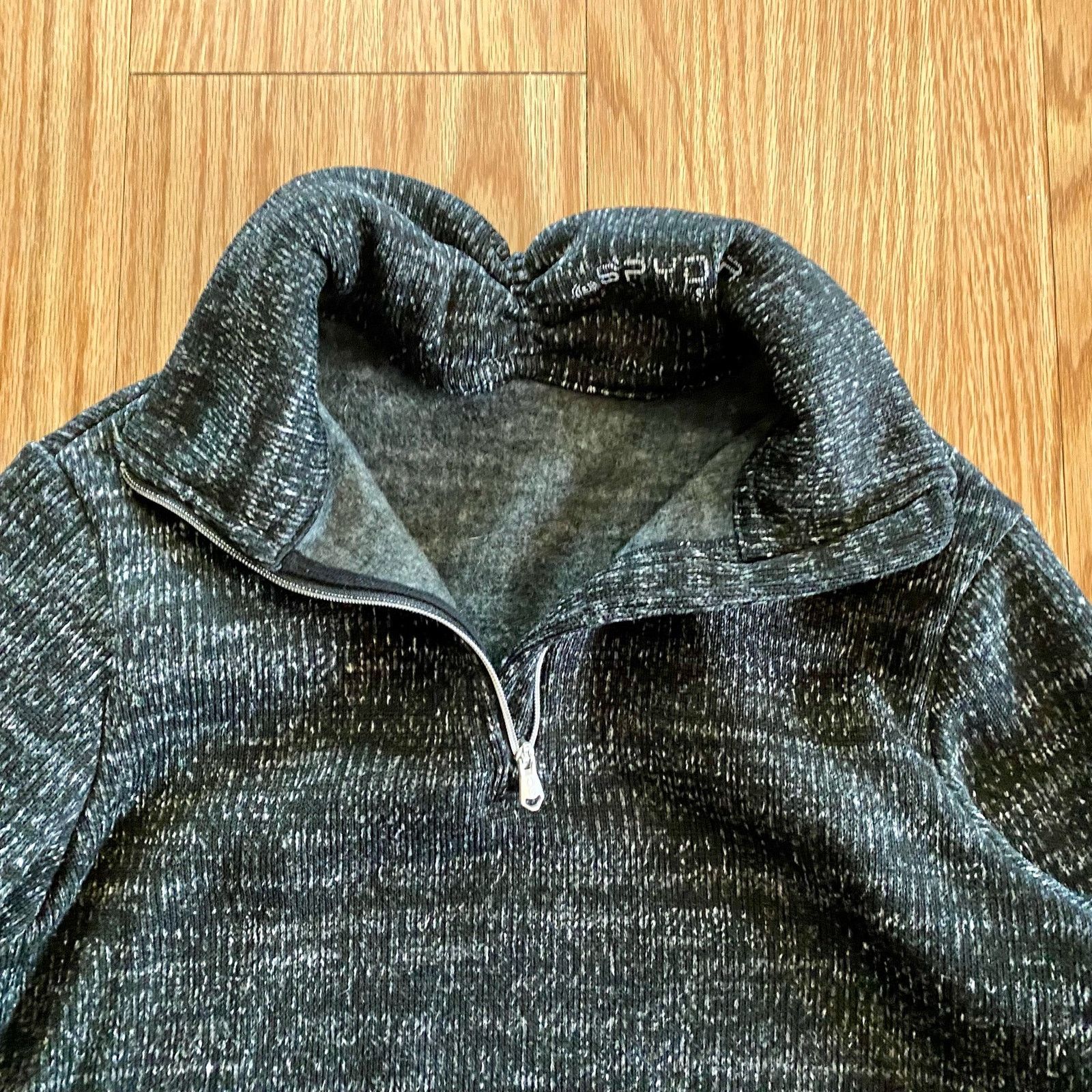 Spyder Spyder Heathered Black Fleece Half Zip Pullover Womens Small Size S / US 4 / IT 40 - 6 Thumbnail