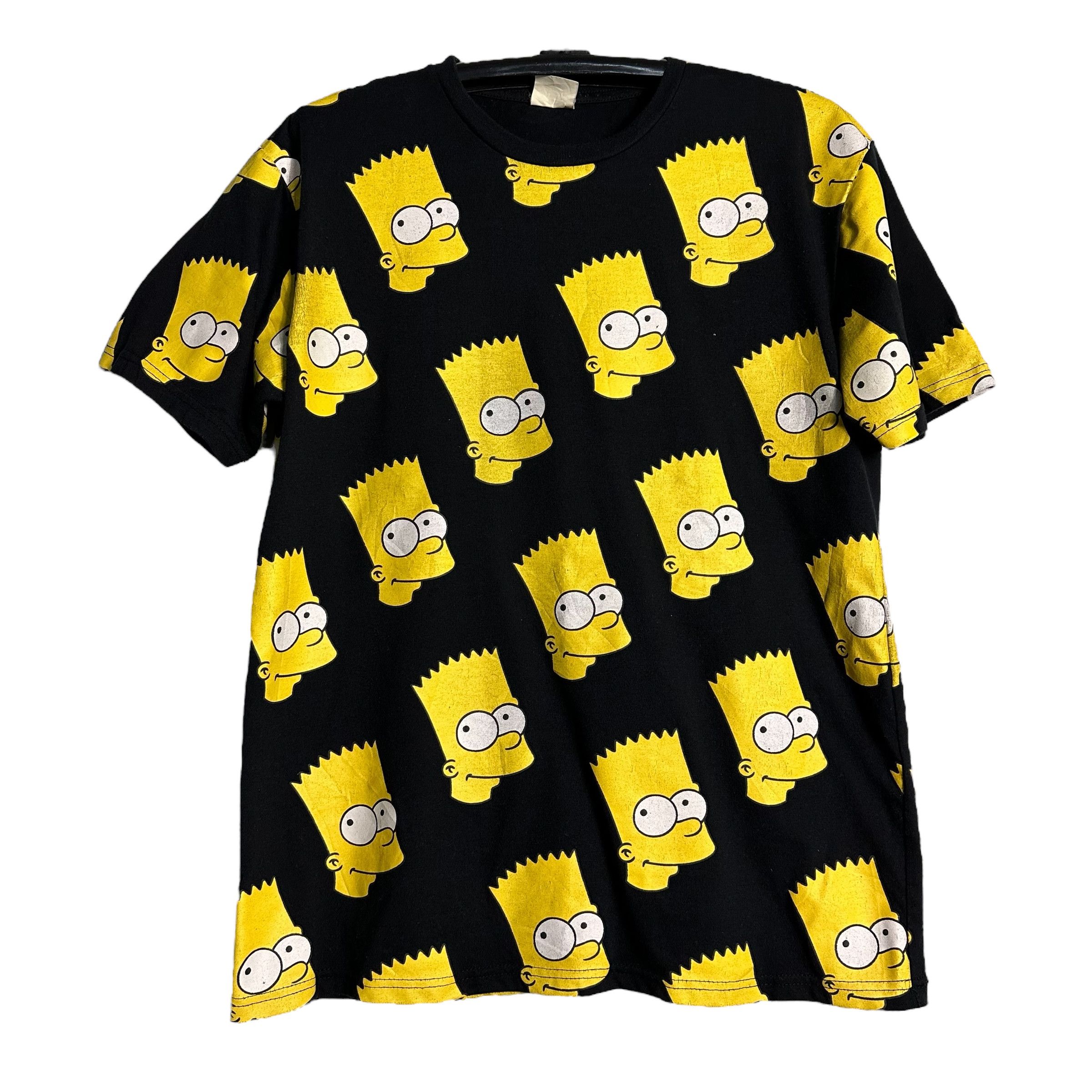The Simpsons 🔥RARE🔥Vintage The Simpsons Bart Simpsons All Print T-shirt Size US L / EU 52-54 / 3 - 1 Thumbnail