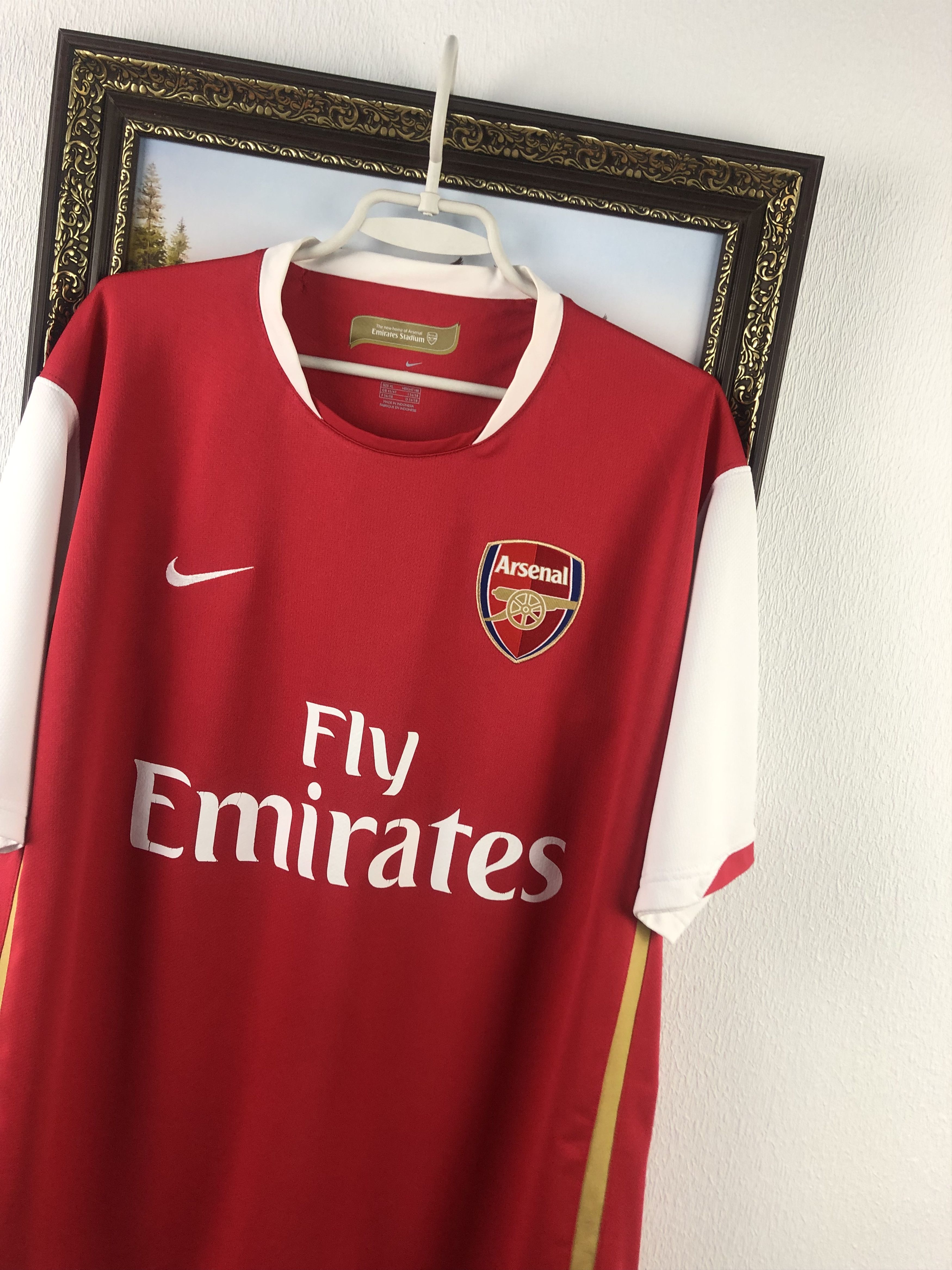 Nike Arsenal football shirt Soccer Nike Jersey Gunners Tee Hype Size US XL / EU 56 / 4 - 4 Thumbnail