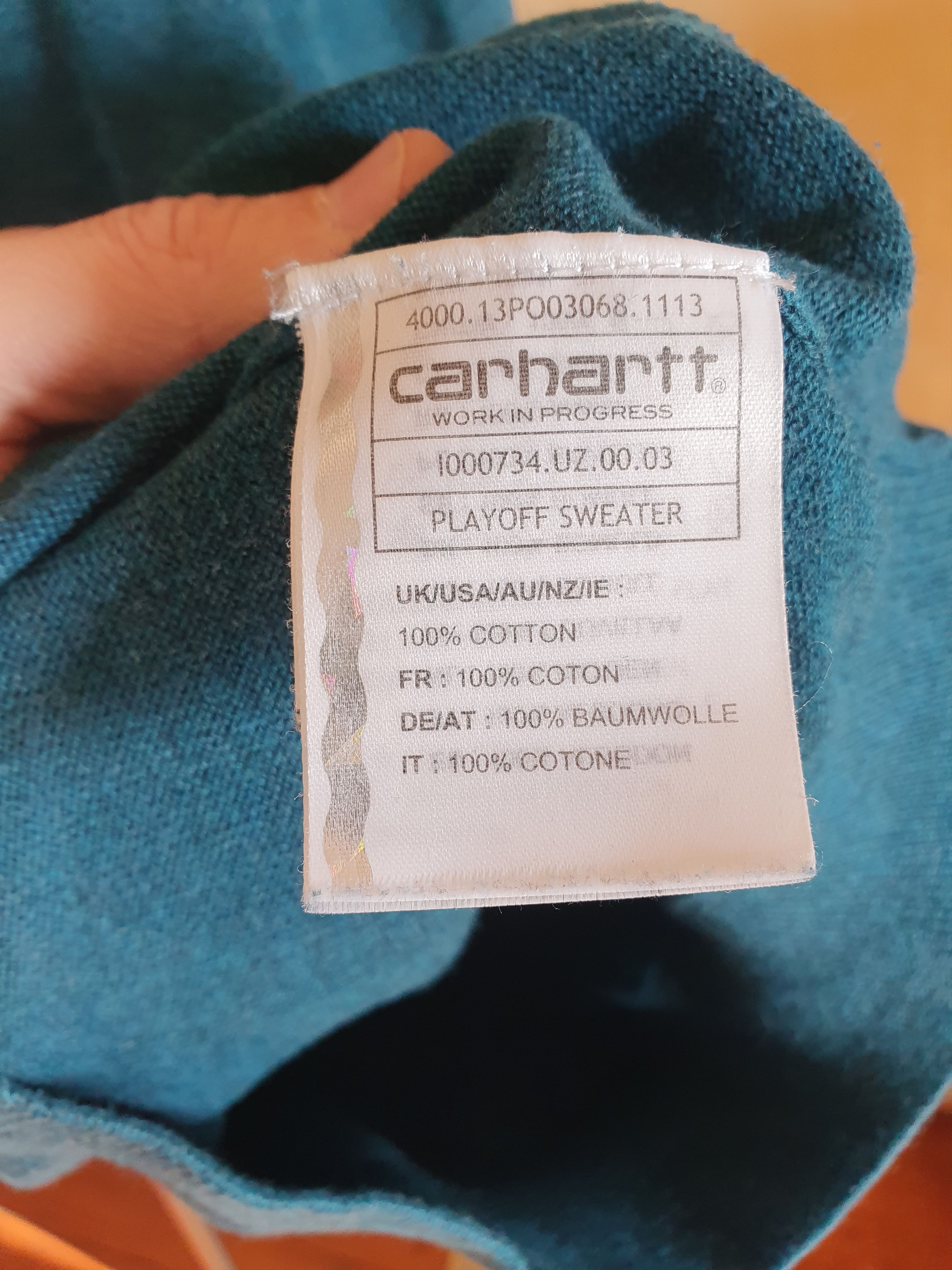 Carhartt Wip Carhartt WIP Playoff Sweater sz M Size US M / EU 48-50 / 2 - 3 Thumbnail