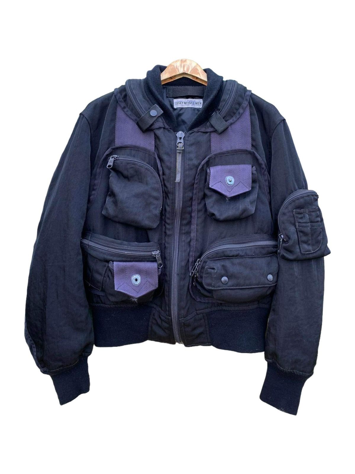 ISSEY MIYAKE MEN 96AW PUFFER COAT M L~XL Issey Miyake Bomber Aw 96