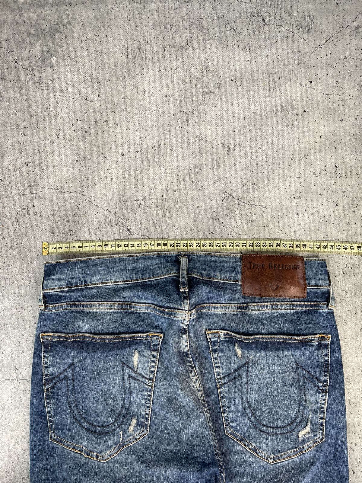 True Religion Vintage True Religion Jeans Baggy Avant Garde Y2K Japan Size US 34 / EU 50 - 3 Thumbnail