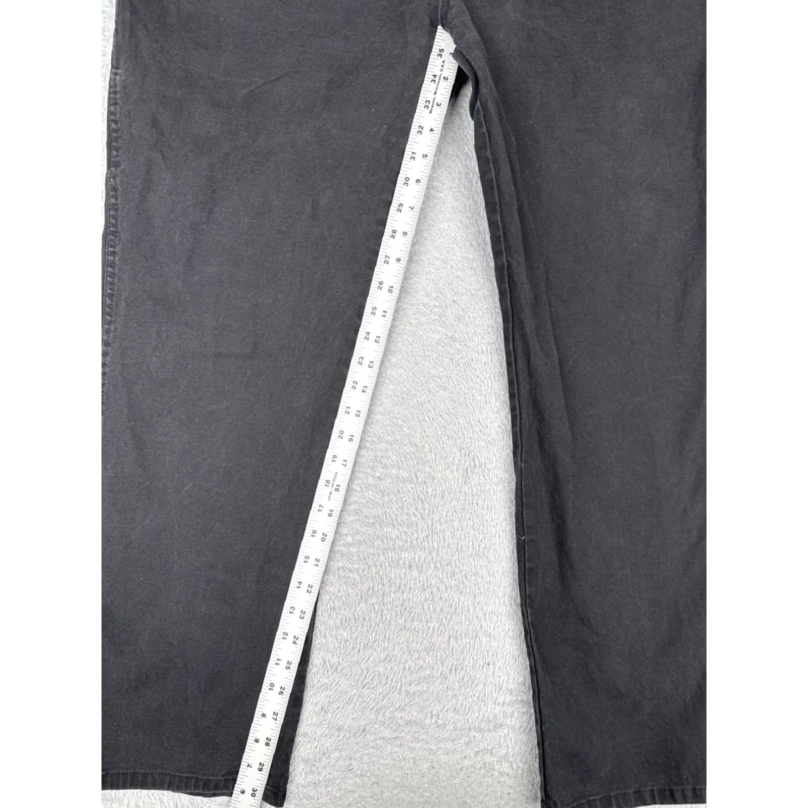 Dickies Dickies Carpenter Jeans Men 44x32 Black Straight Leg Flex Pants Hammer Loop Work Jeans Mens Size US 44 / EU 60 - 7 Thumbnail