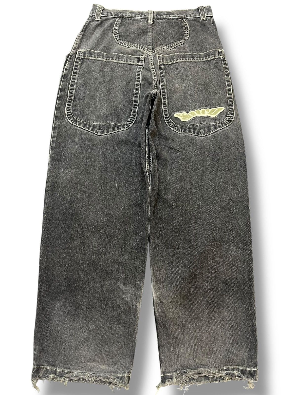 JNCO Vintage 90’s JNCO Baggy Low Down Faded Denim Size US 31 - 7 Thumbnail