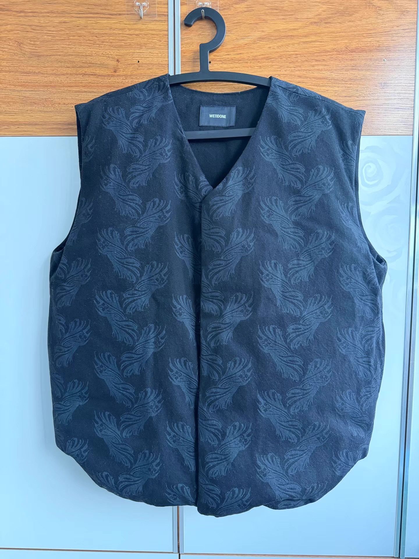 WE11DONE WE11DONE Black Cotton Vest Q16 Size US XS / EU 42 / 0 - 1 Thumbnail