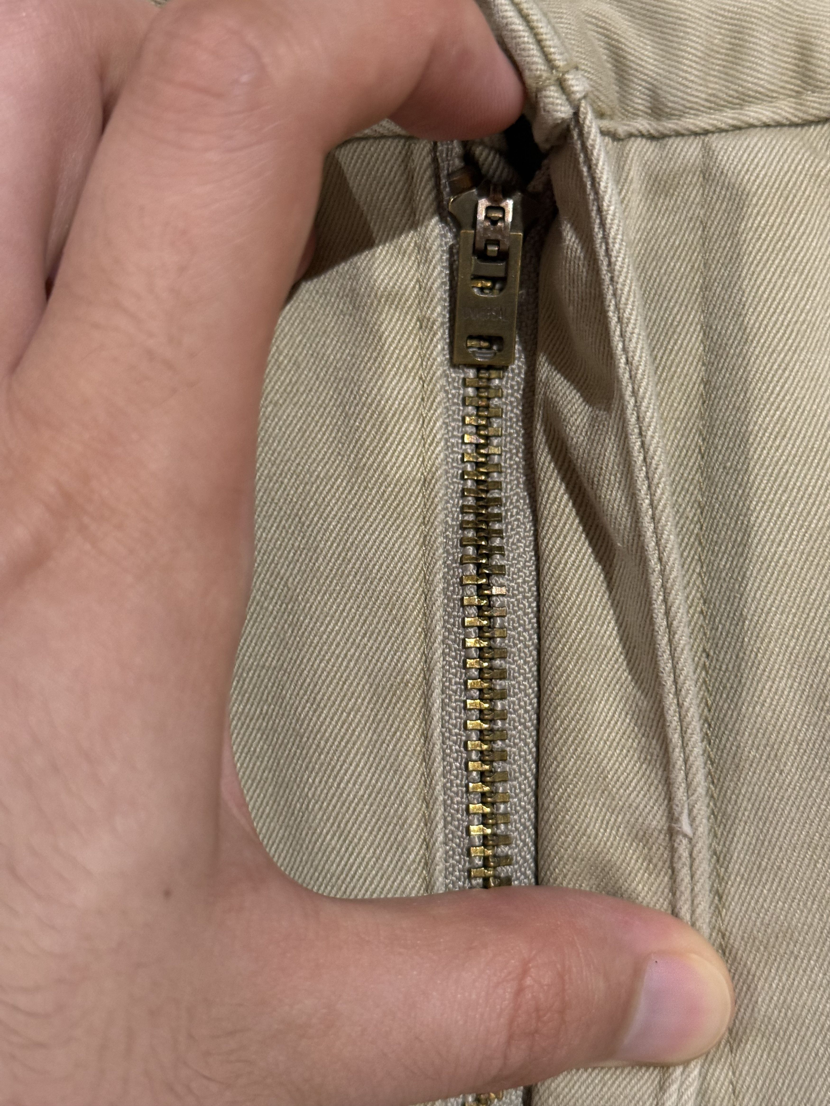 Orslow 💚 Orslow Two Tuck Wide Trousers Khaki Size 3 NEW Size US 33 - 8 Thumbnail