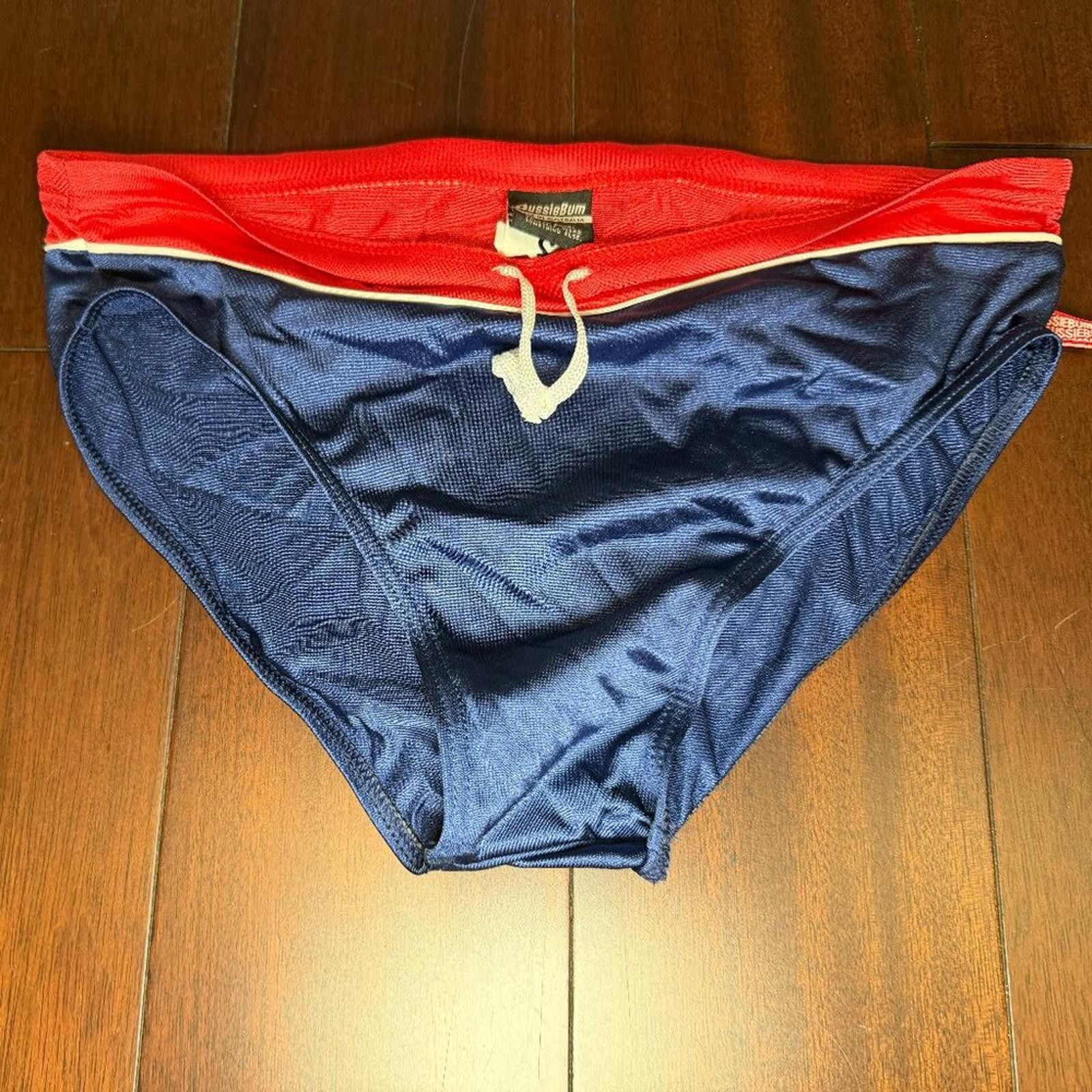 Other AussieBum Men Swim Brief Size Small Red and Navy 8 5 10 Size US 30 / EU 46 - 4 Thumbnail
