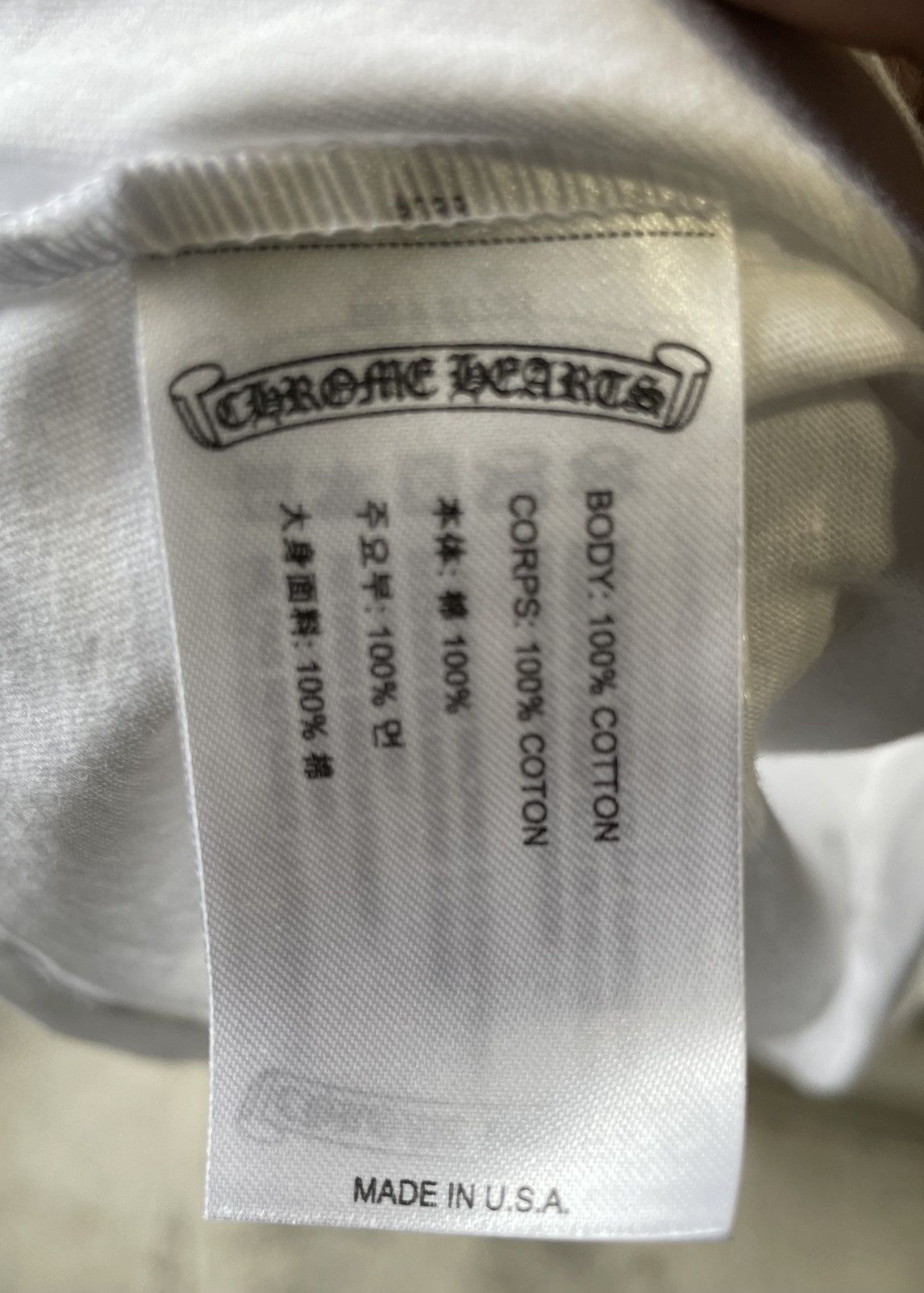 Chrome Hearts Chrome Hearts Neck Logo Longsleeve Size US XXL / EU 58 / 5 - 4 Thumbnail