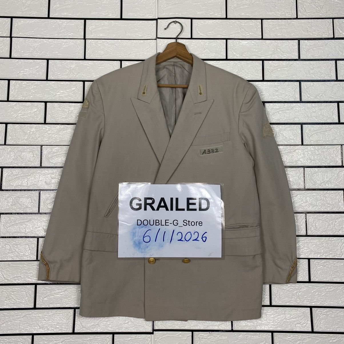 Yohji Yamamoto 📌Vintage Coats Jacket Yohji Yamamoto Central Japan Railway Size US M / EU 48-50 / 2 - 1 Thumbnail