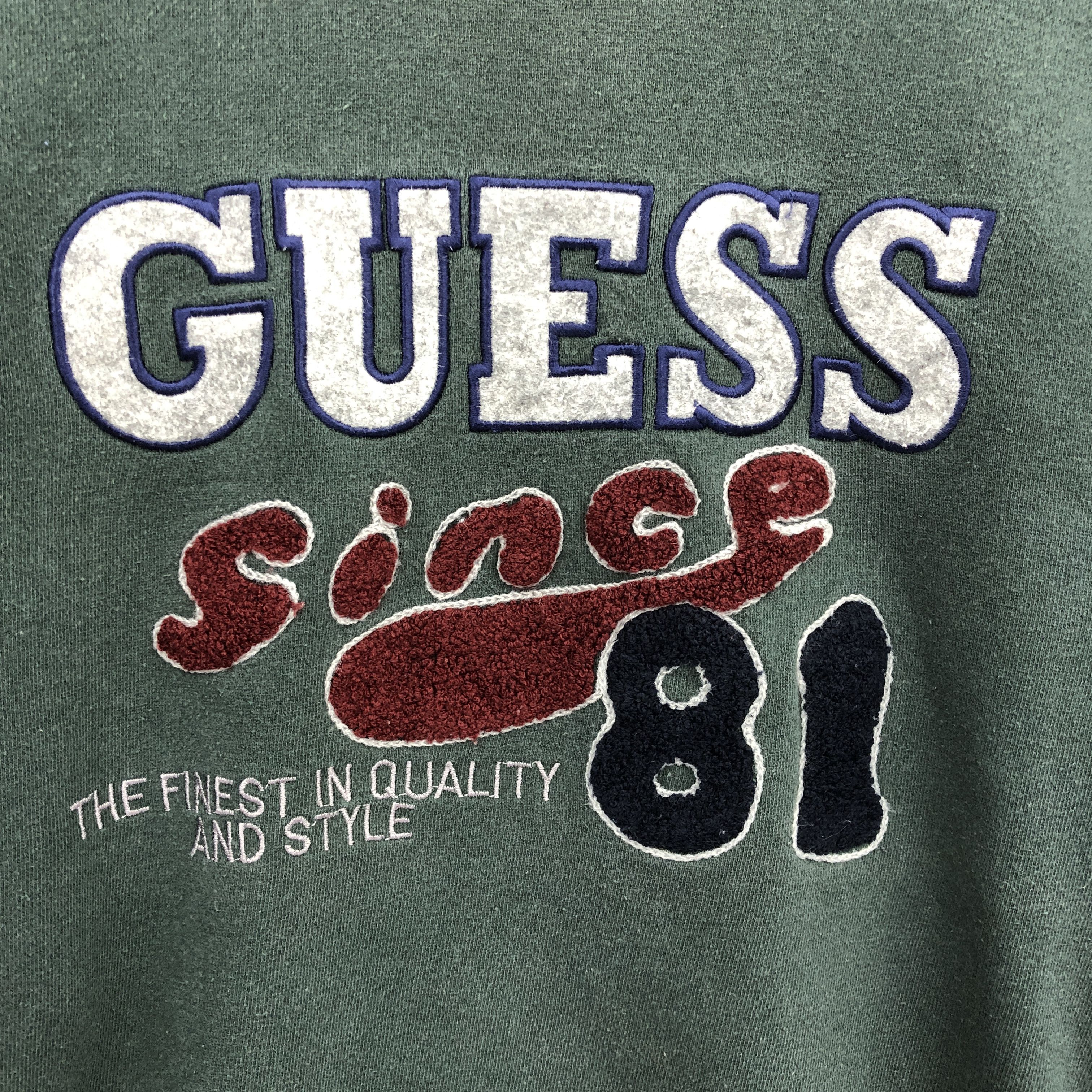 Guess × Vintage Vintage Guess Sweater Guess Sweatshirt Jumper Size US XL / EU 56 / 4 - 3 Thumbnail