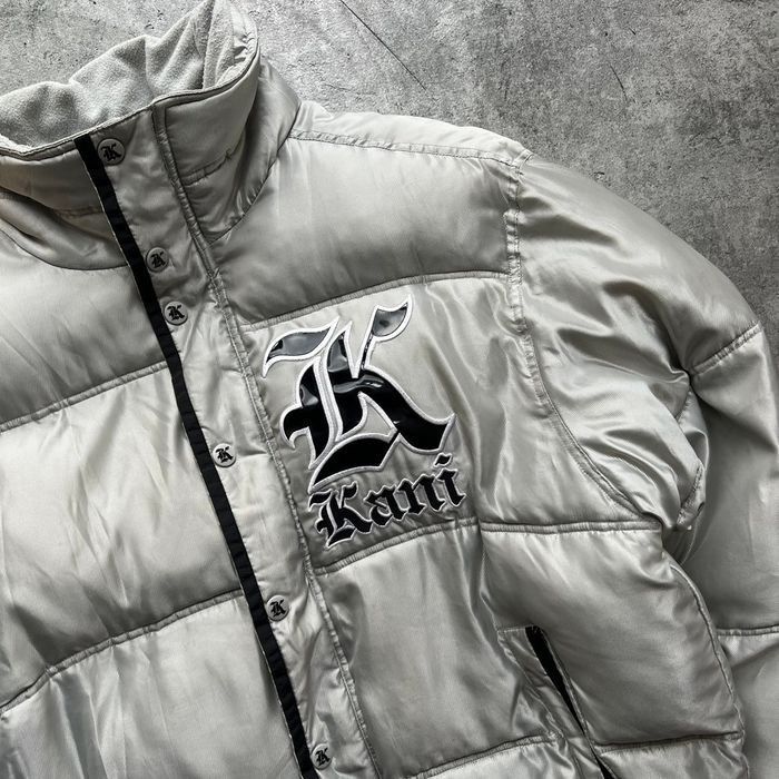 Karl Kani KARL KANI jacket, silver, shiny gray, metallic 90s hip-hop L Size US L / EU 52-54 / 3 - 4 Thumbnail