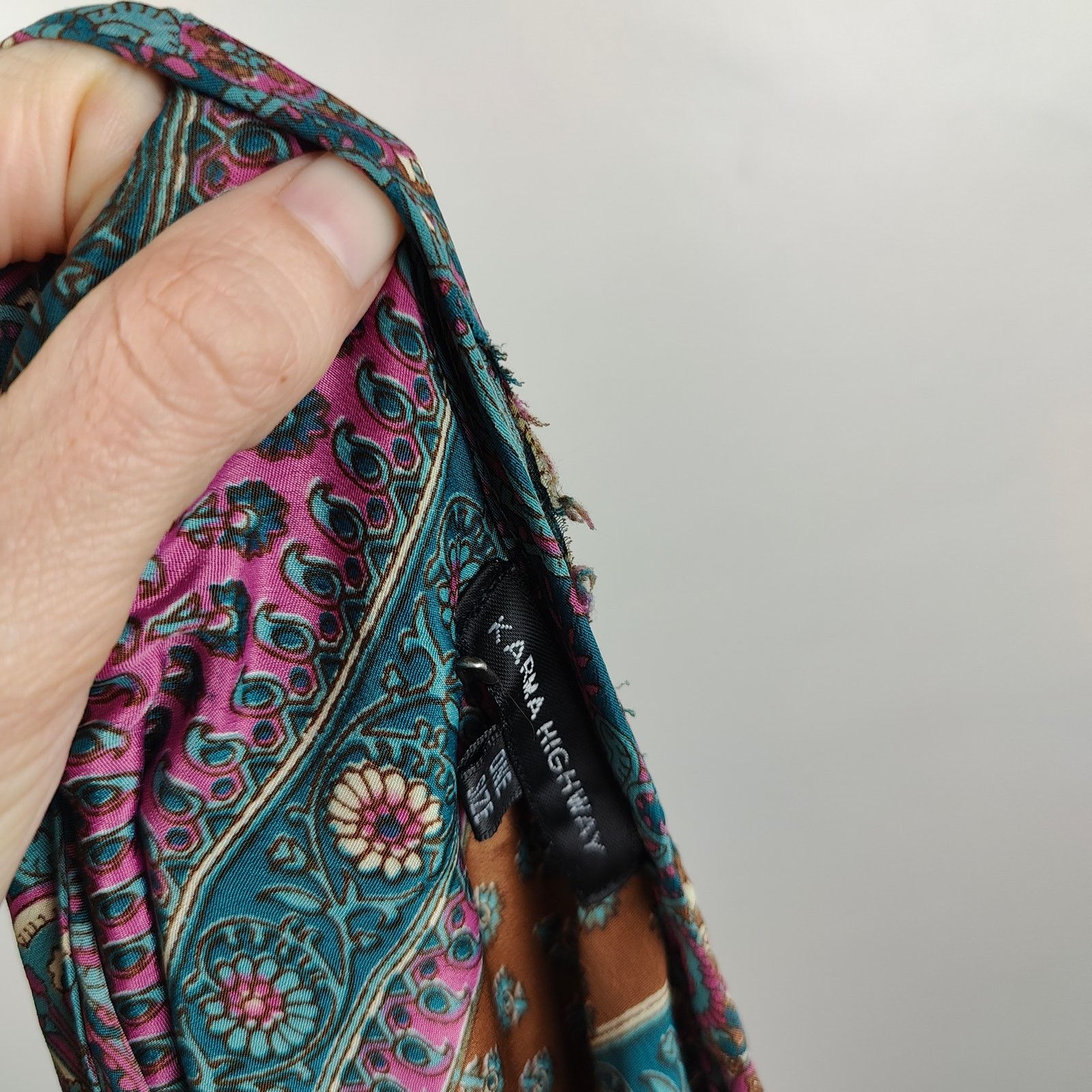 Other Karma Highway Duster Cardigan Womens One Size Blue Paisley Size ONE SIZE - 8 Thumbnail