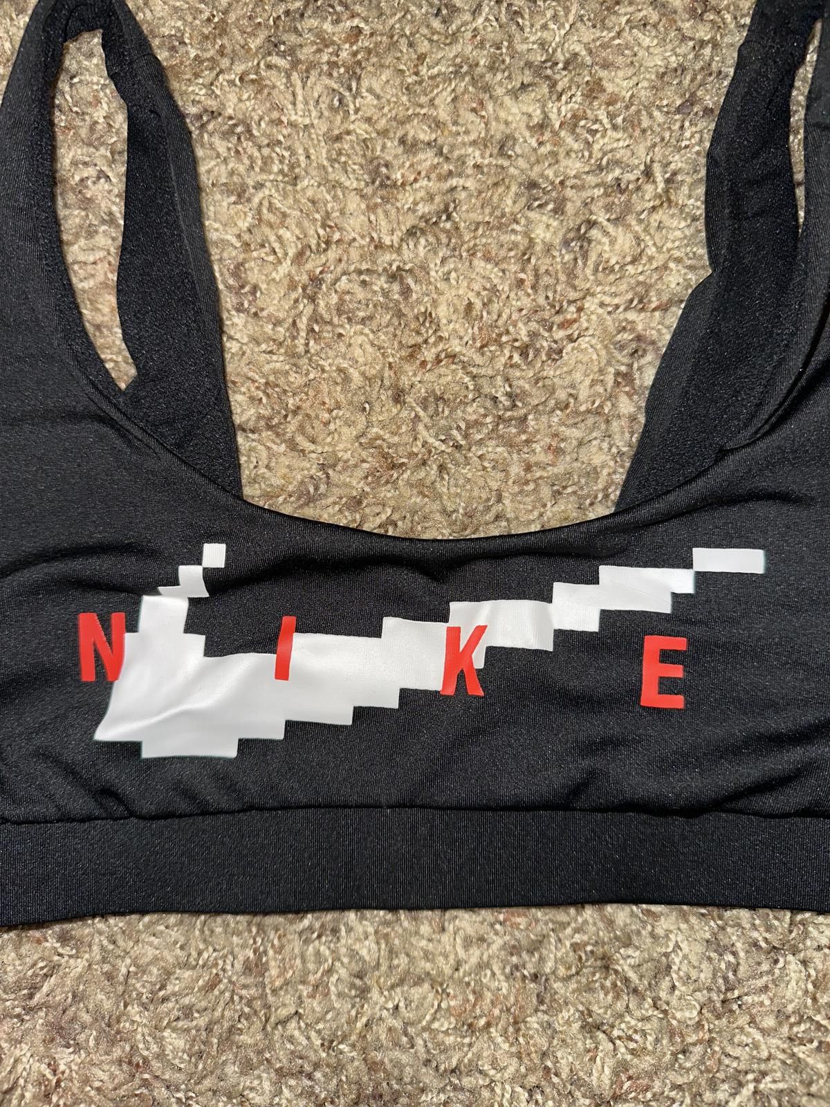 Nike Nike Women Multi Logo Scoop Neck Bikini Top Size ONE SIZE - 4 Thumbnail