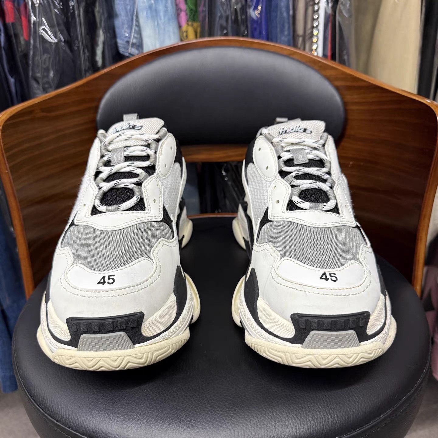 Balenciaga Balenciaga Triples Sneakers K15 Size US 12 / EU 45 - 2 Thumbnail