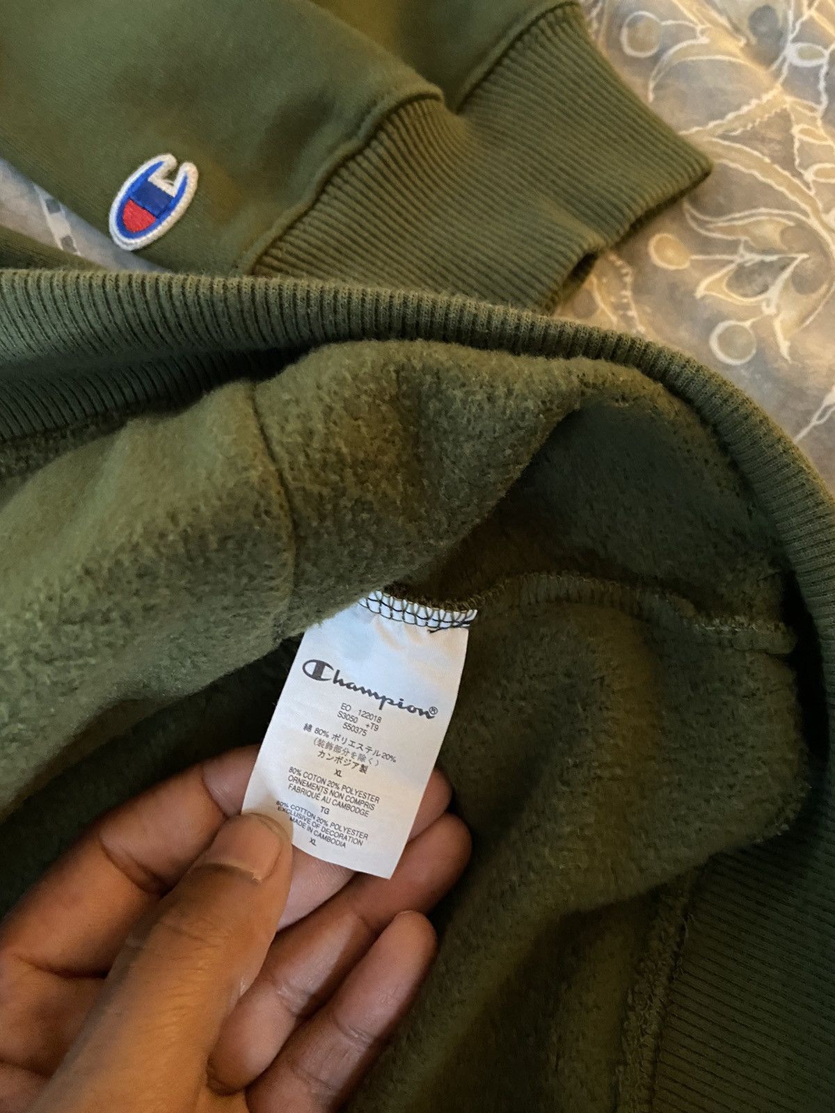 Supreme Olive hoodie XL Size US XL / EU 56 / 4 - 10 Thumbnail