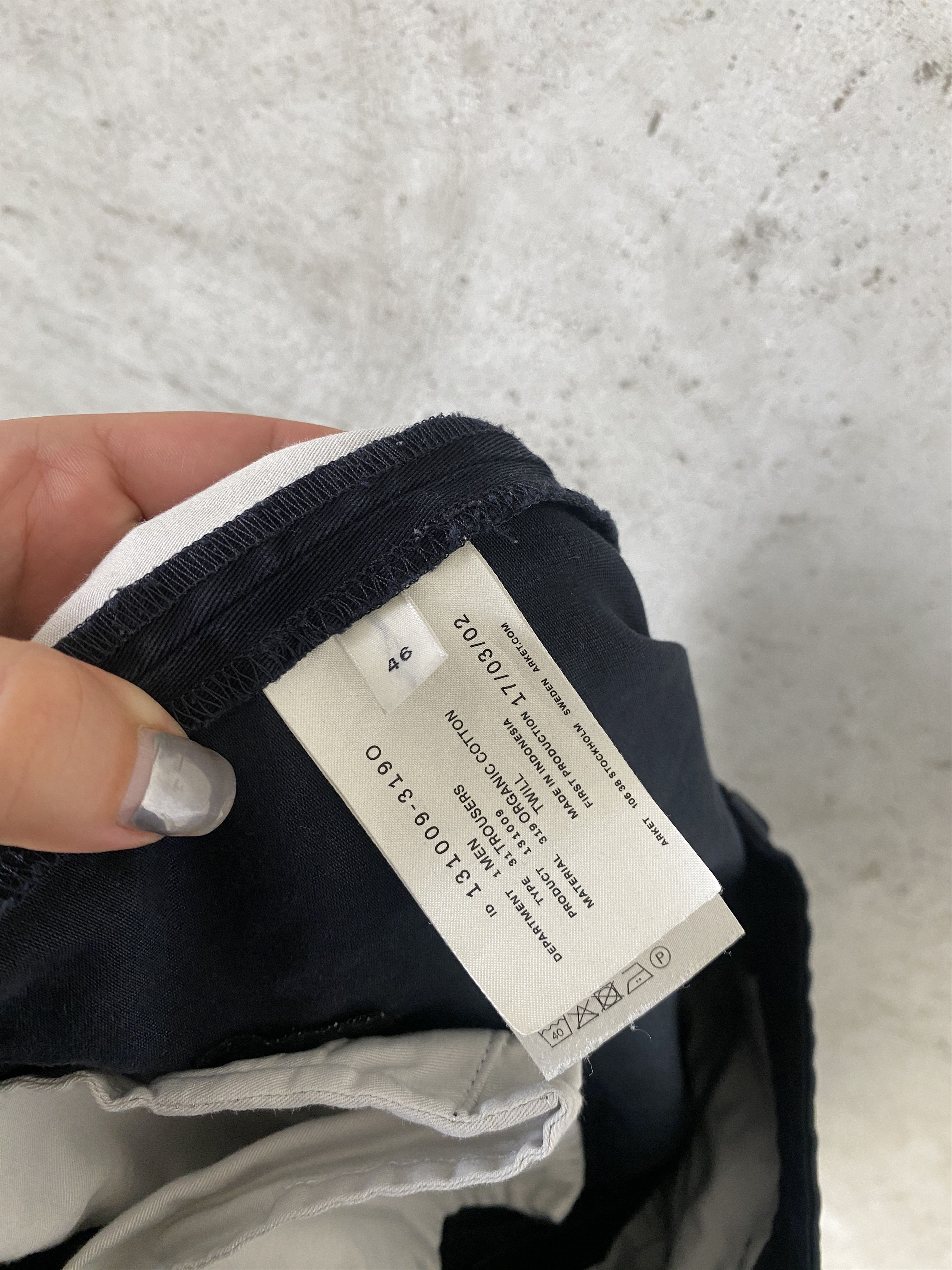 Arket Arket organic cotton twill trousers pants casual slim fit Size US 30 / EU 46 - 6 Thumbnail