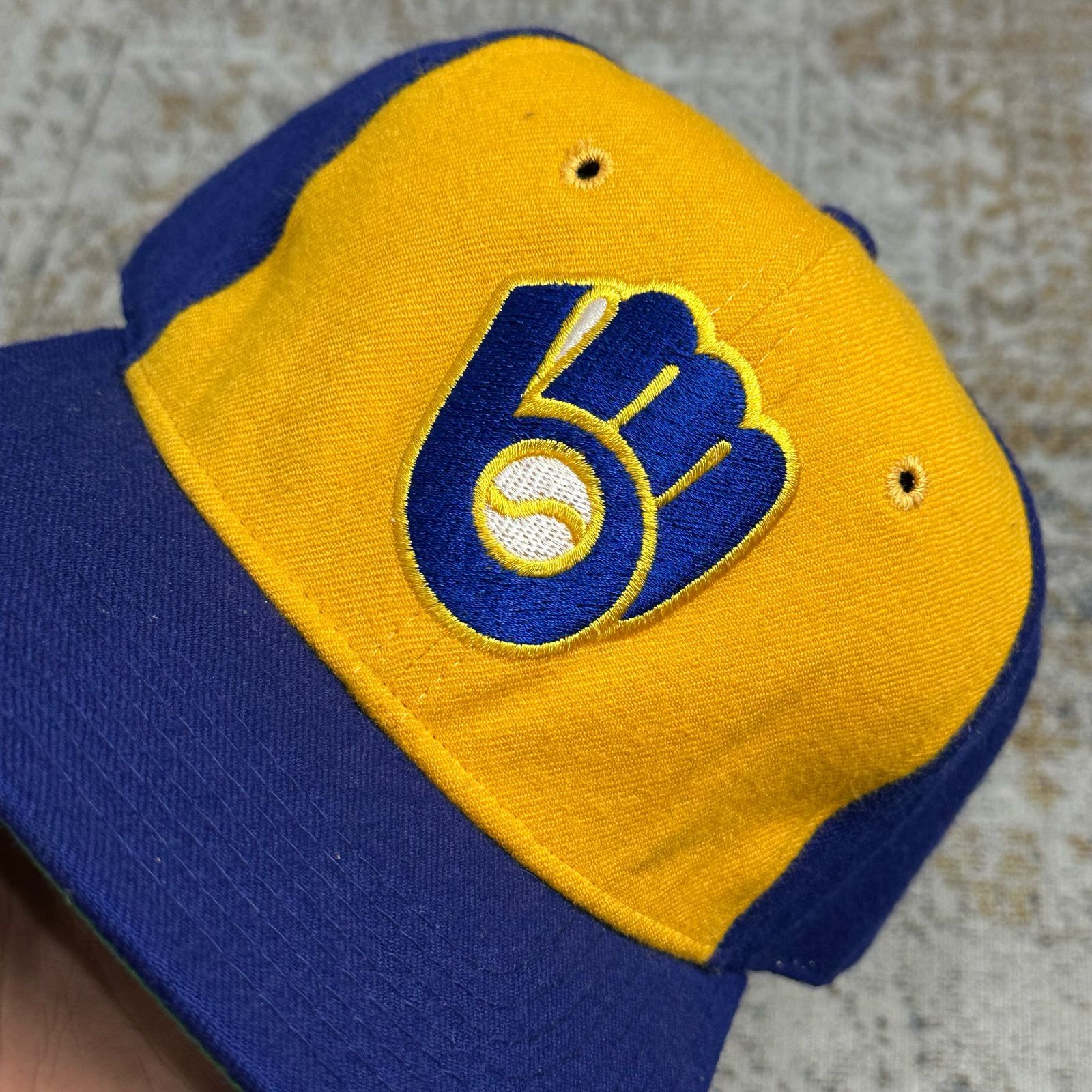 MLB × Sports Specialties × Vintage RARE 90s Hat Milwaukee Brewers MLB Sports Specialties Size ONE SIZE - 2 Thumbnail
