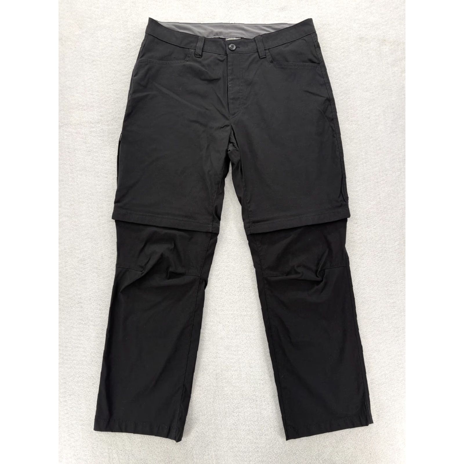 Eddie Bauer Eddie Bauer Pants Mens 34x30 Black Convertible Tech Hiking Nylon Stretch Outdoor Size US 34 / EU 50 - 2 Thumbnail