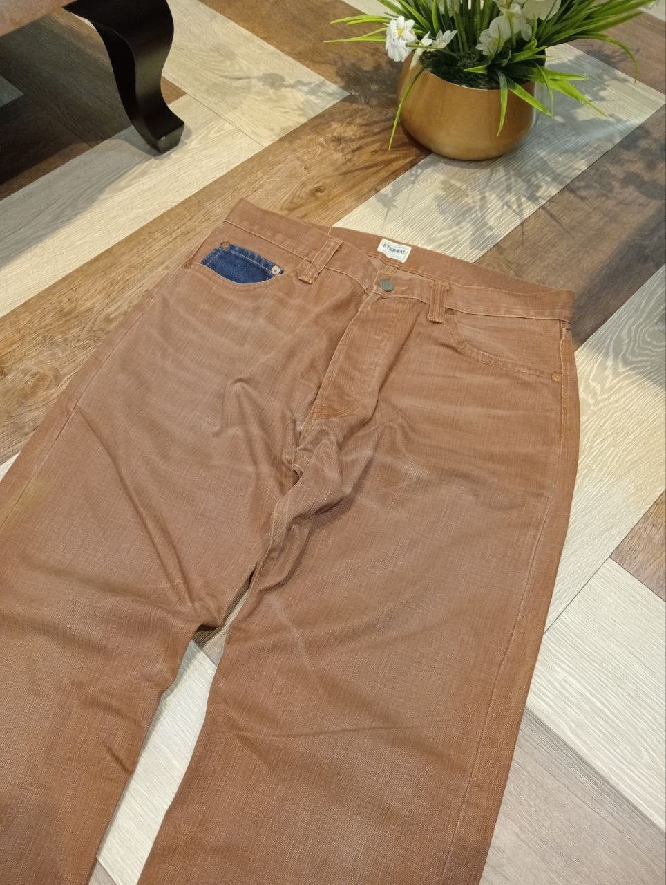 Eternal ETERNAL JAPAN DENIM POCKET BROWN JEANS Size US 32 / EU 48 - 4 Thumbnail