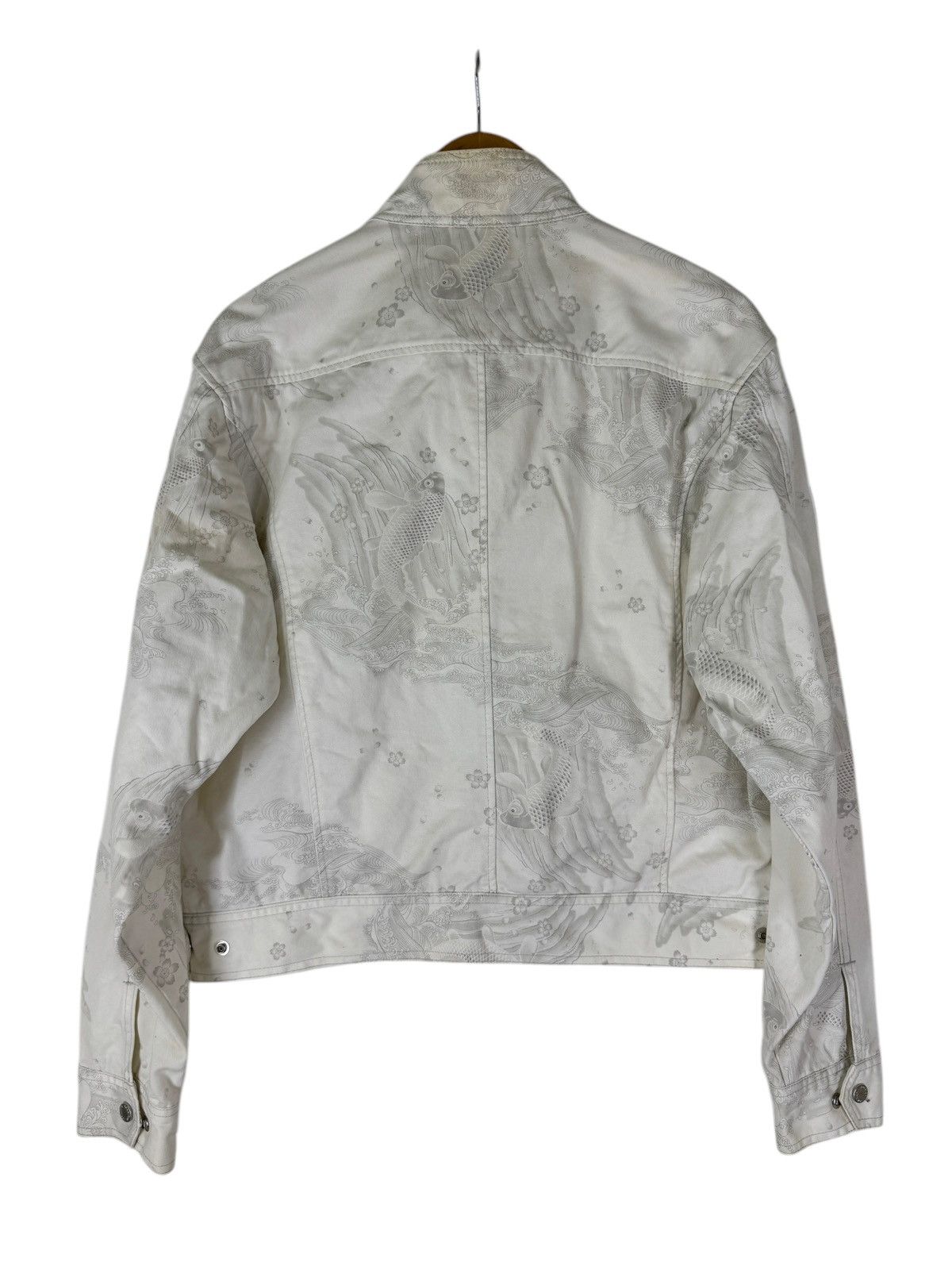 Japanese Brand Vintage Tora Koi Fish Motive Worker jacket Size US L / EU 52-54 / 3 - 11 Thumbnail