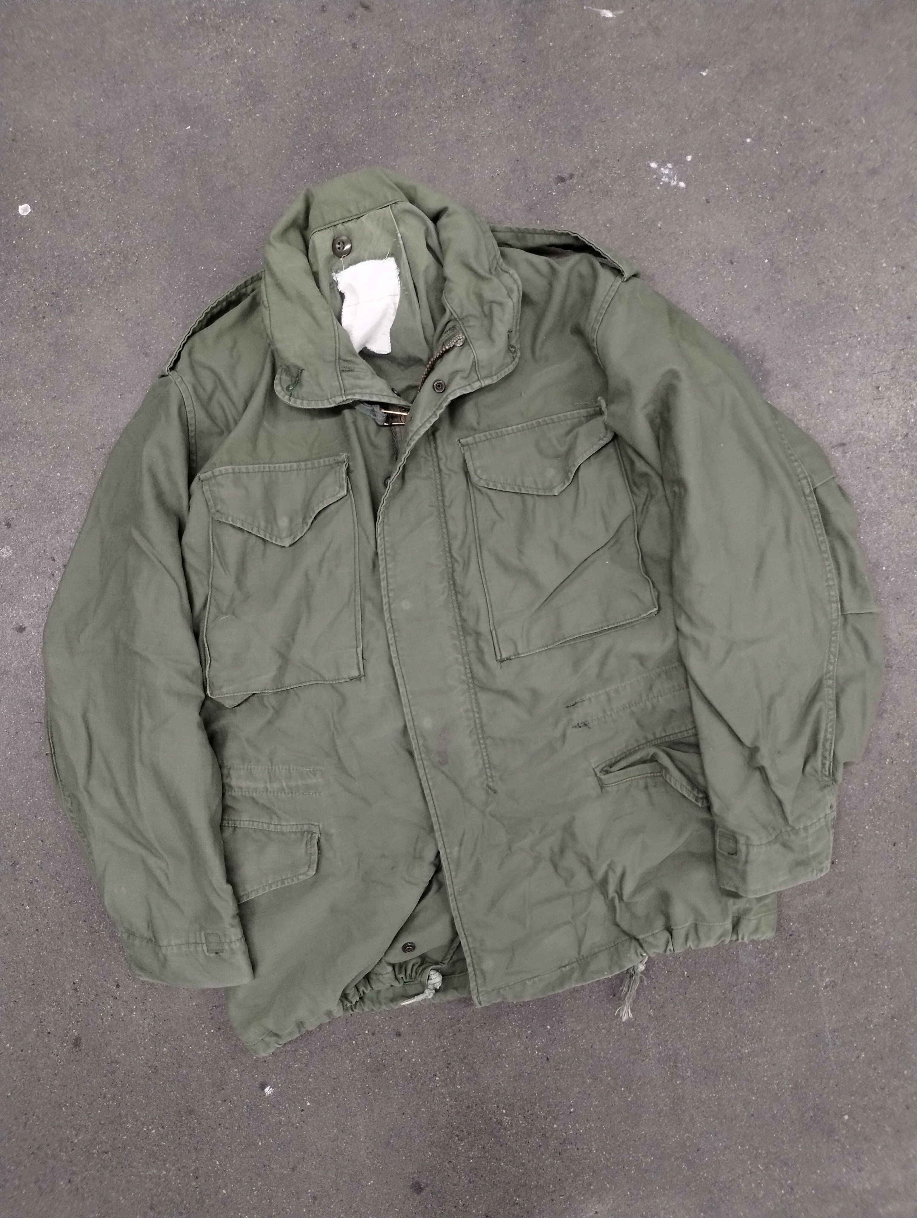 Vintage Vintage Military Zip Up Cotton Field Jacket Size US S / EU 44-46 / 1 - 1 Preview
