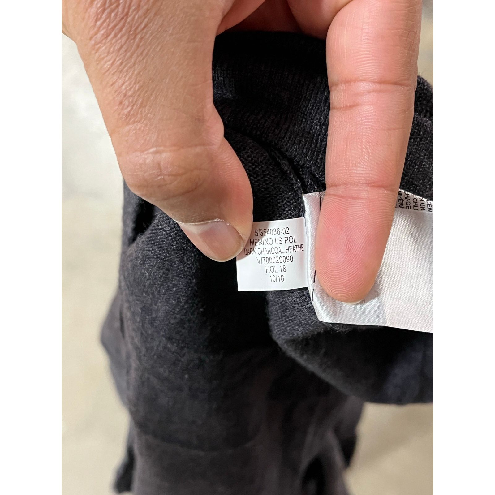 Banana Republic Banana Republic- Italian Merino Wool yarn Polo/ Gray / L Size US L / EU 52-54 / 3 - 6 Thumbnail
