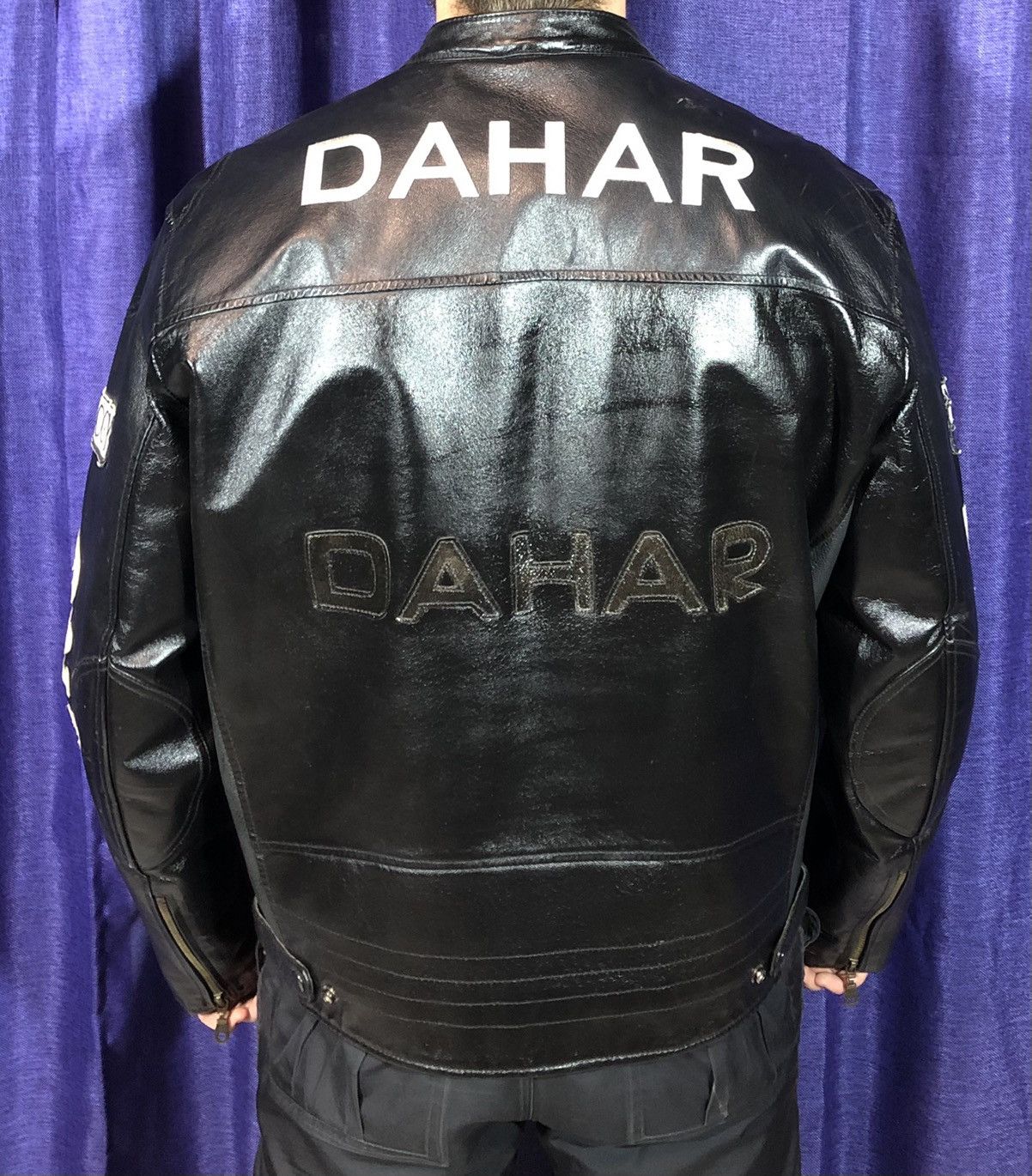 Dainese × Honda × Yamaha Dahar motorcycle leather jacket Racing Vintage Size US S / EU 44-46 / 1 - 5 Thumbnail