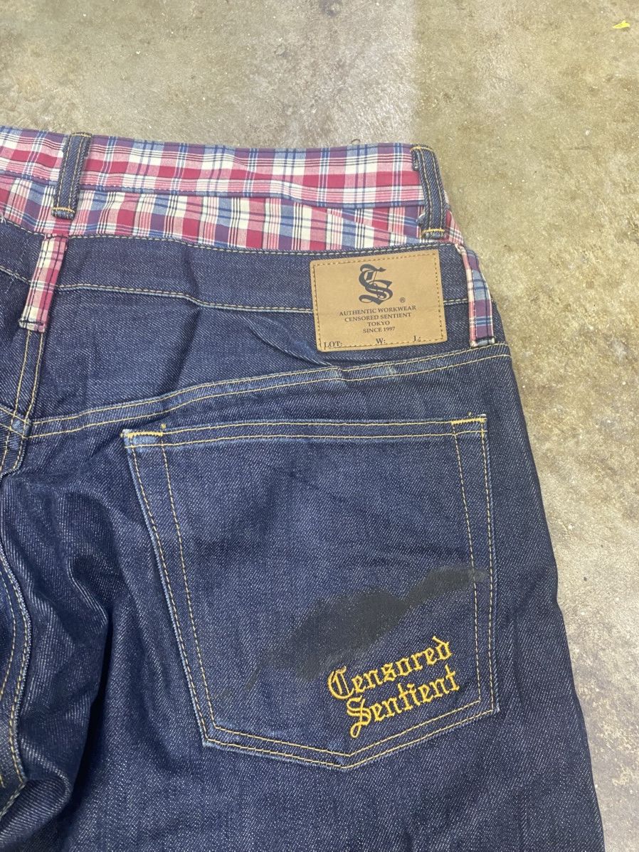 Japanese Brand Japanese Censored Sentient Jeans Size US 34 / EU 50 - 4 Thumbnail