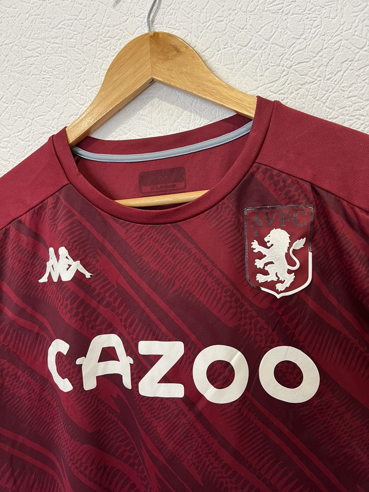 Kappa Aston Villa Kappa Training Jersey Football Soccer Size US XL / EU 56 / 4 - 2 Thumbnail