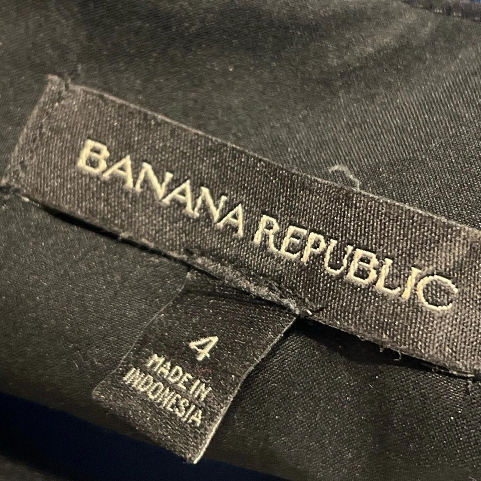 Banana Republic Banana Republic Dress 4 Royal Blue Mini Scalloped Waist Size S / US 4 / IT 40 - 5 Thumbnail