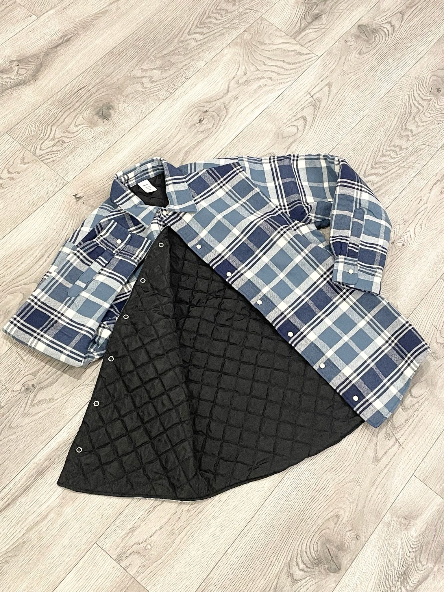 JJJJound JJJJound Blue & White flannel jacket Size US S / EU 44-46 / 1 - 3 Thumbnail