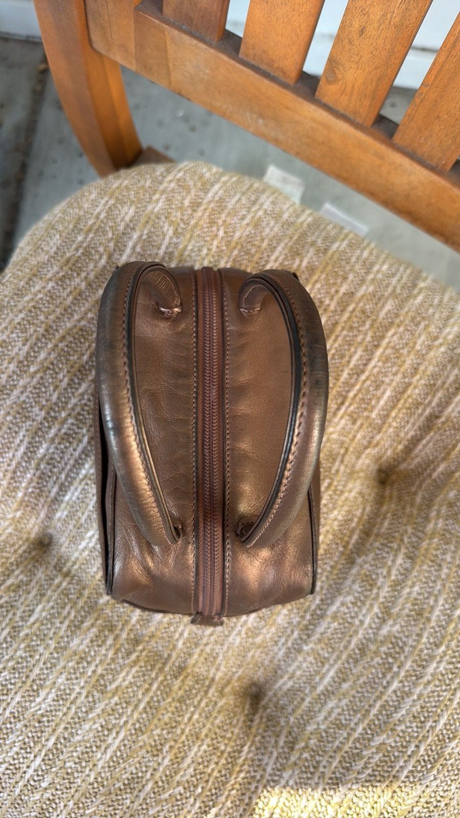 Loewe Loewe Mini Top Handle Bag – Bronze leather Size ONE SIZE - 3 Thumbnail