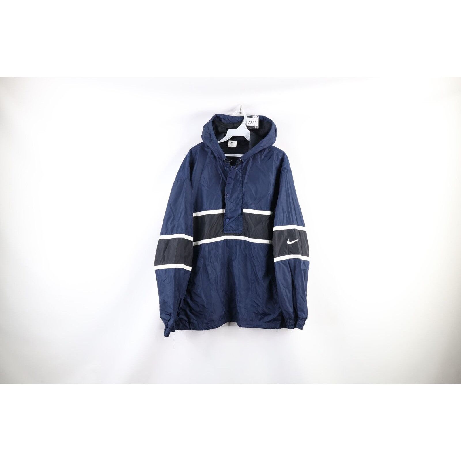 Nike × Vintage Vintage 90s Nike Travis Scott Mini Swoosh Anorak Jacket Size US M / EU 48-50 / 2 - 1 Thumbnail